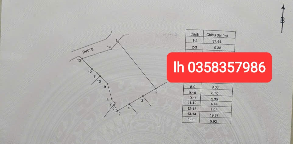 Bán đất 887.2m² ngang 27.96m giá 3.5 tỷ Phường Xuân Hòa