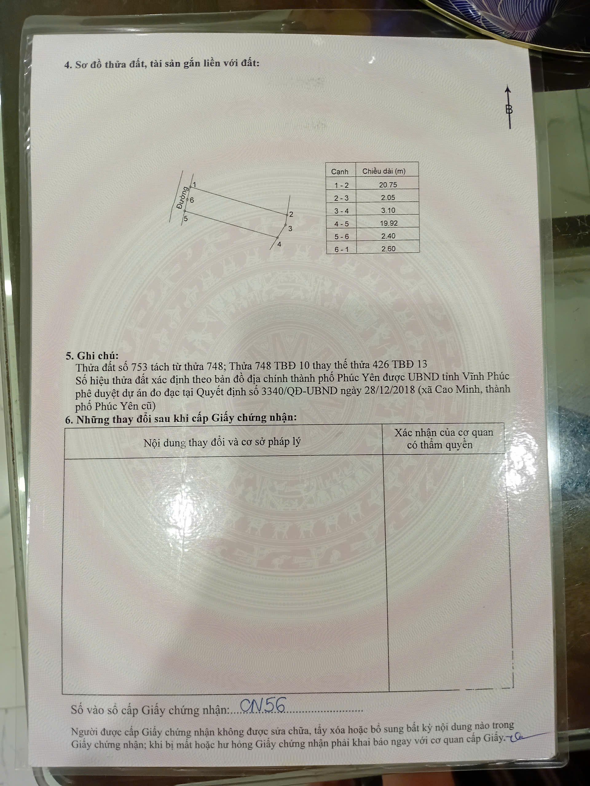 Bán đất 102.9m² ngang 5m giá 1.35 tỷ Phường Xuân Hòa