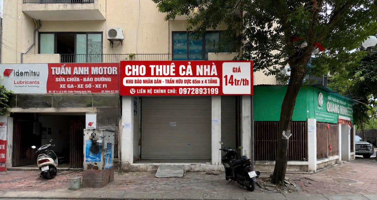 🏠 CHO THUÊ CẢ NHÀ KHU BÁO NHÂN DÂN – TRẦN HỮU DỰC