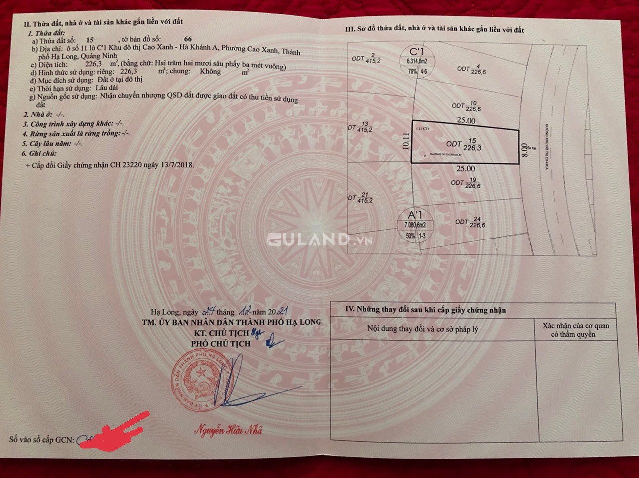 BÁN ĐẤT BIỆT THỰ KHU DẺ QUẠT VỰNG ĐÂNG,YẾT KIÊU,HẠ LONG,QUẢNG NINH