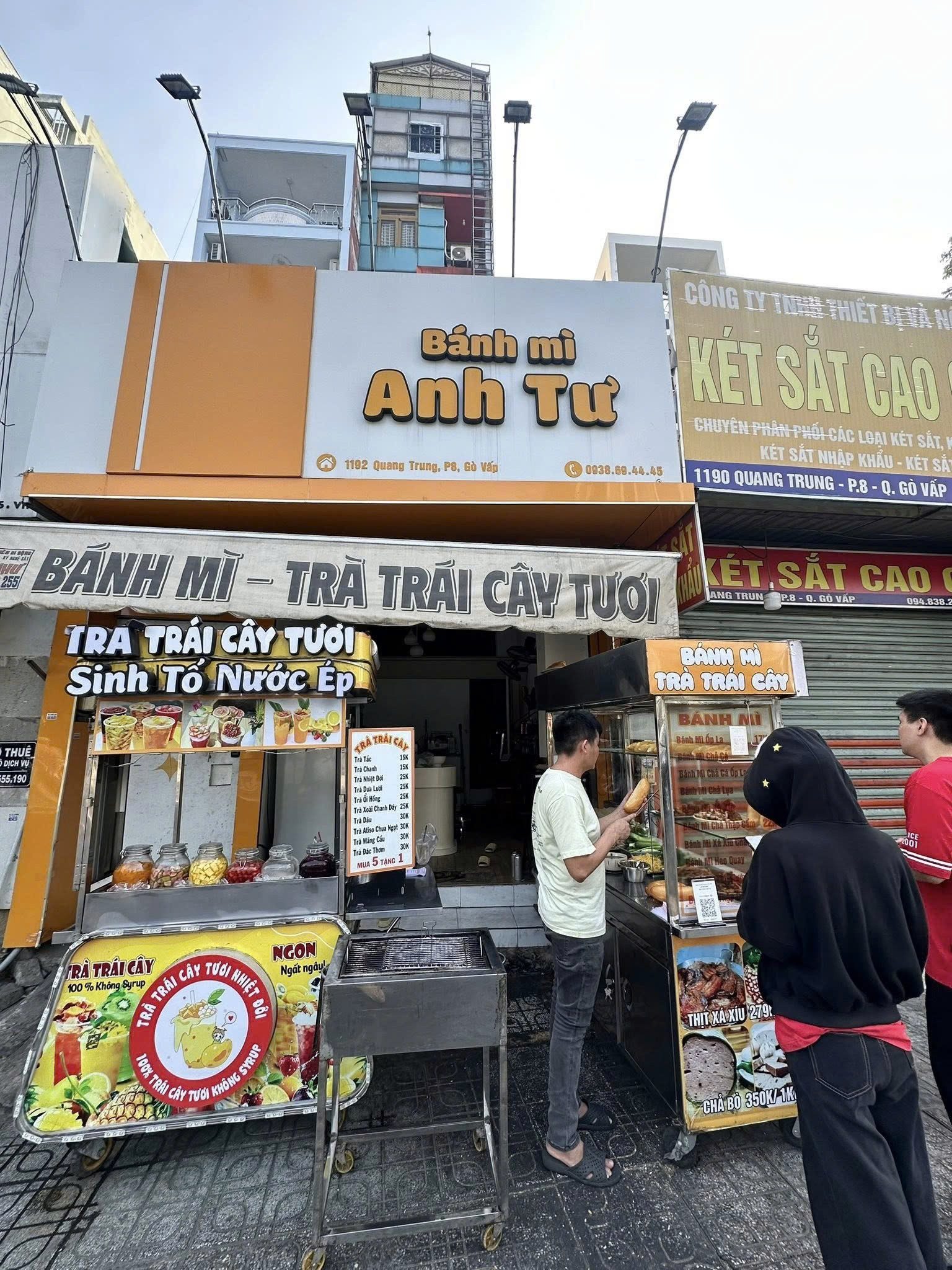 SANG NHƯỢNG TIỆM BÁNH MÌ & TRÀ TRÁI CÂY – SẴN KHÁCH, VÀO BÁN NGAY Gò Vấp, TP HCM