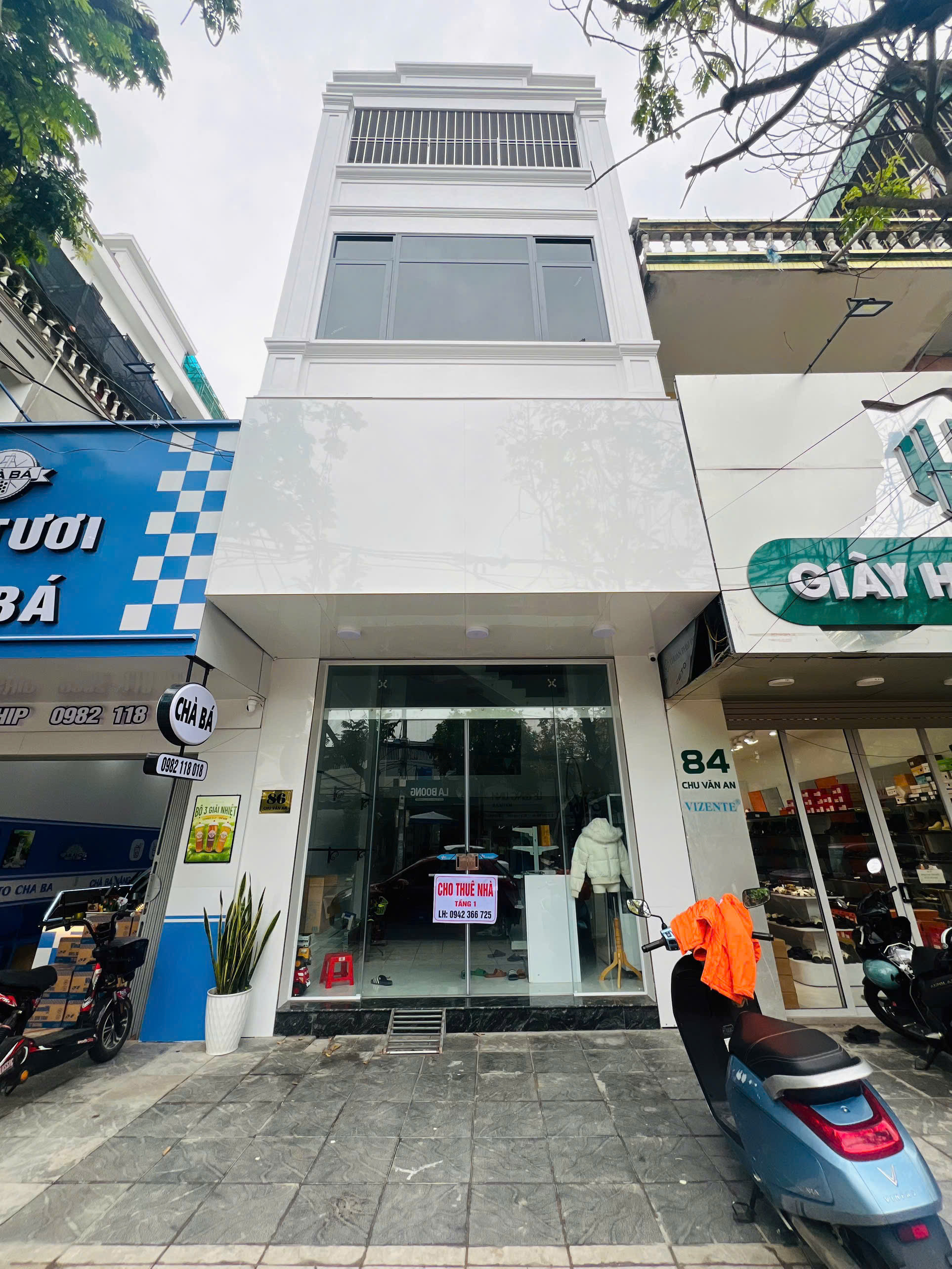 CHÍNH CHỦ CHO THUÊ TẦNG 1 – SỐ 86 CHU VĂN AN, P. TRẦN HƯNG ĐẠO, TỈNH HƯNG YÊN (MỚI) – DIỆN TÍCH 50M²