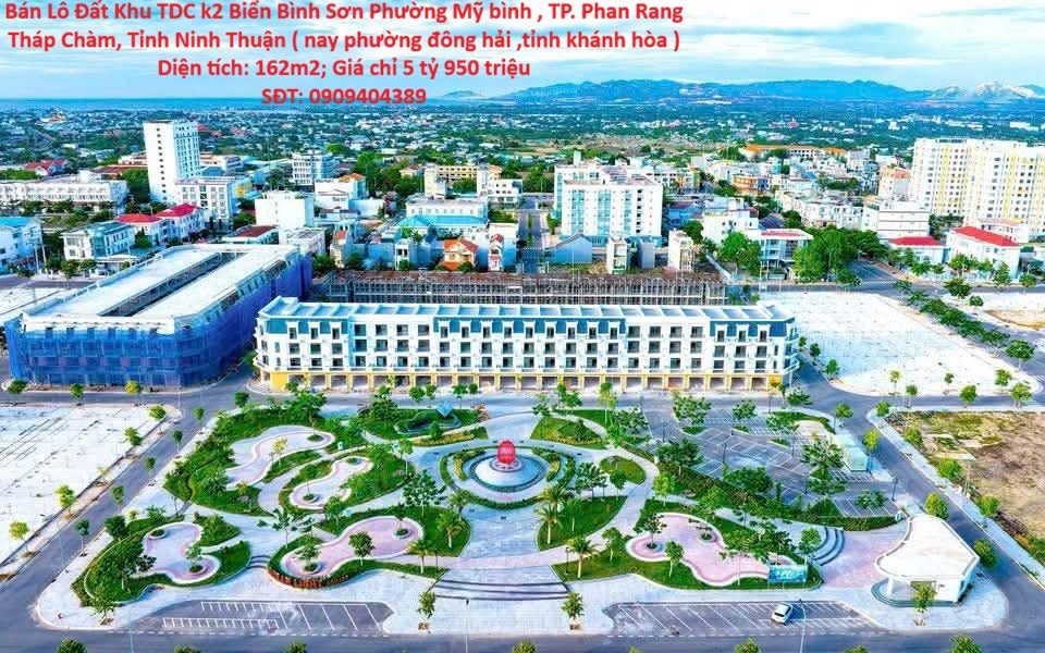 Bán Lô Đất Khu TDC k2 Biển Bình Sơn Phường Mỹ bình , TP. Phan Rang Tháp Chàm, Tỉnh Ninh Thuận
