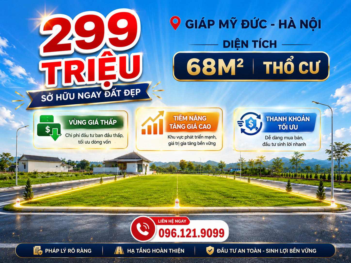 💰 CHỈ TỪ 299 TRIỆU LÀ MUA ĐƯỢC ĐẤT CÓ SỔ ĐỎ 🔥