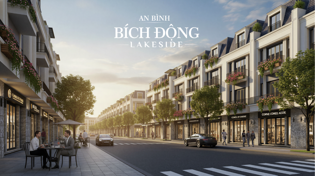 🔥 Bán lô góc liền kề Bích Động Lakeside 141,9M² – MT 15M – đường 19M – gần sân thể thao, bãi đỗ xe