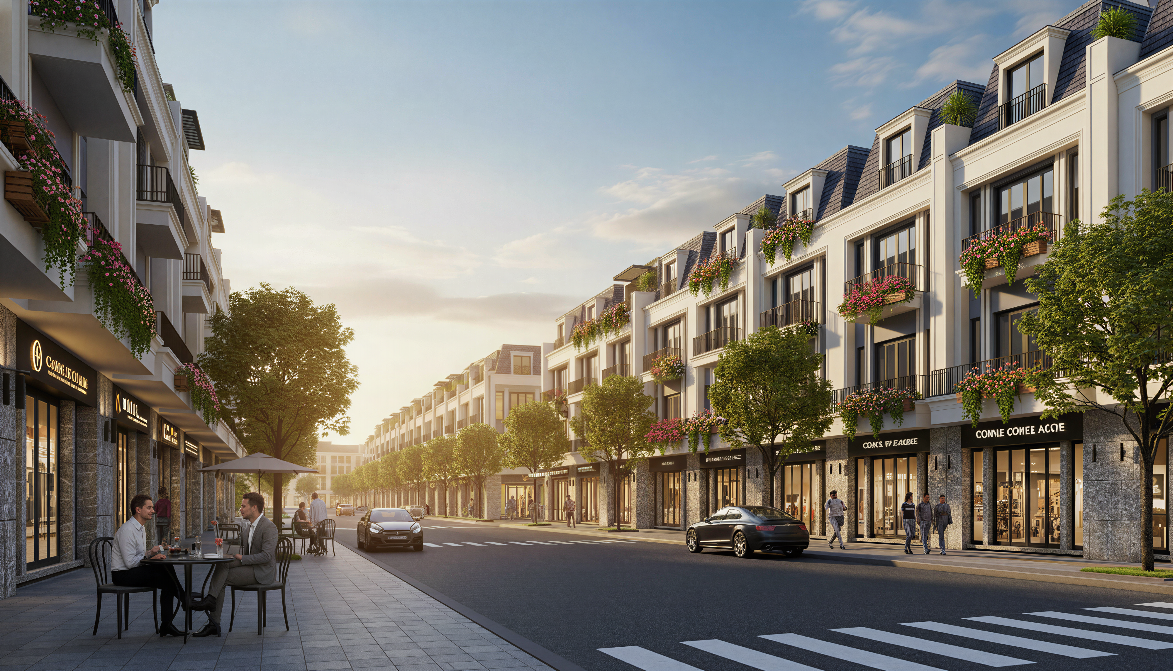 Shophouse liền kề gần TTTM – 68 triệu/m² – Dọc cổng chào dự án