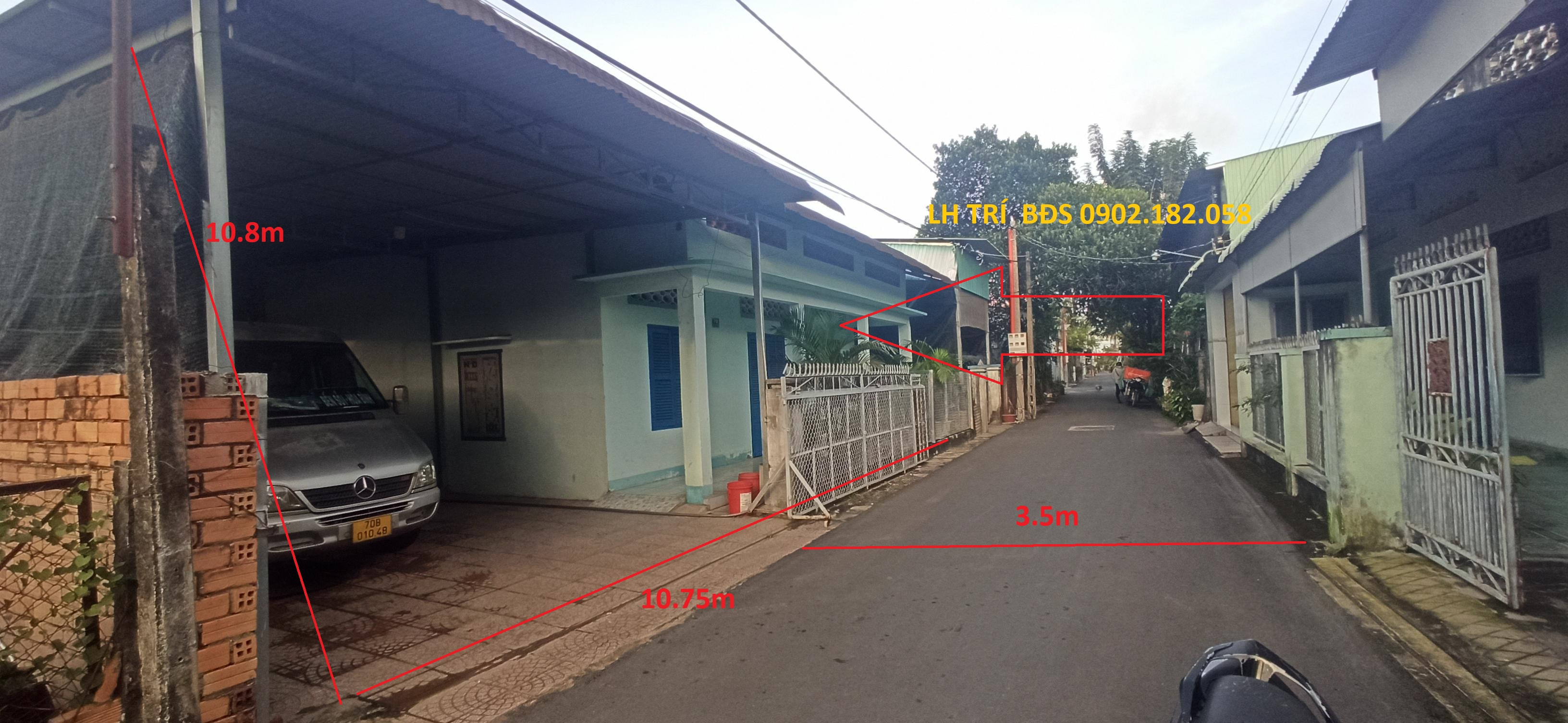 Bán Nhà Thị Trấn Châu Thành, Tây Ninh 227m2 full thổ. Hàng kín bank - Giá thấp hơn định giá