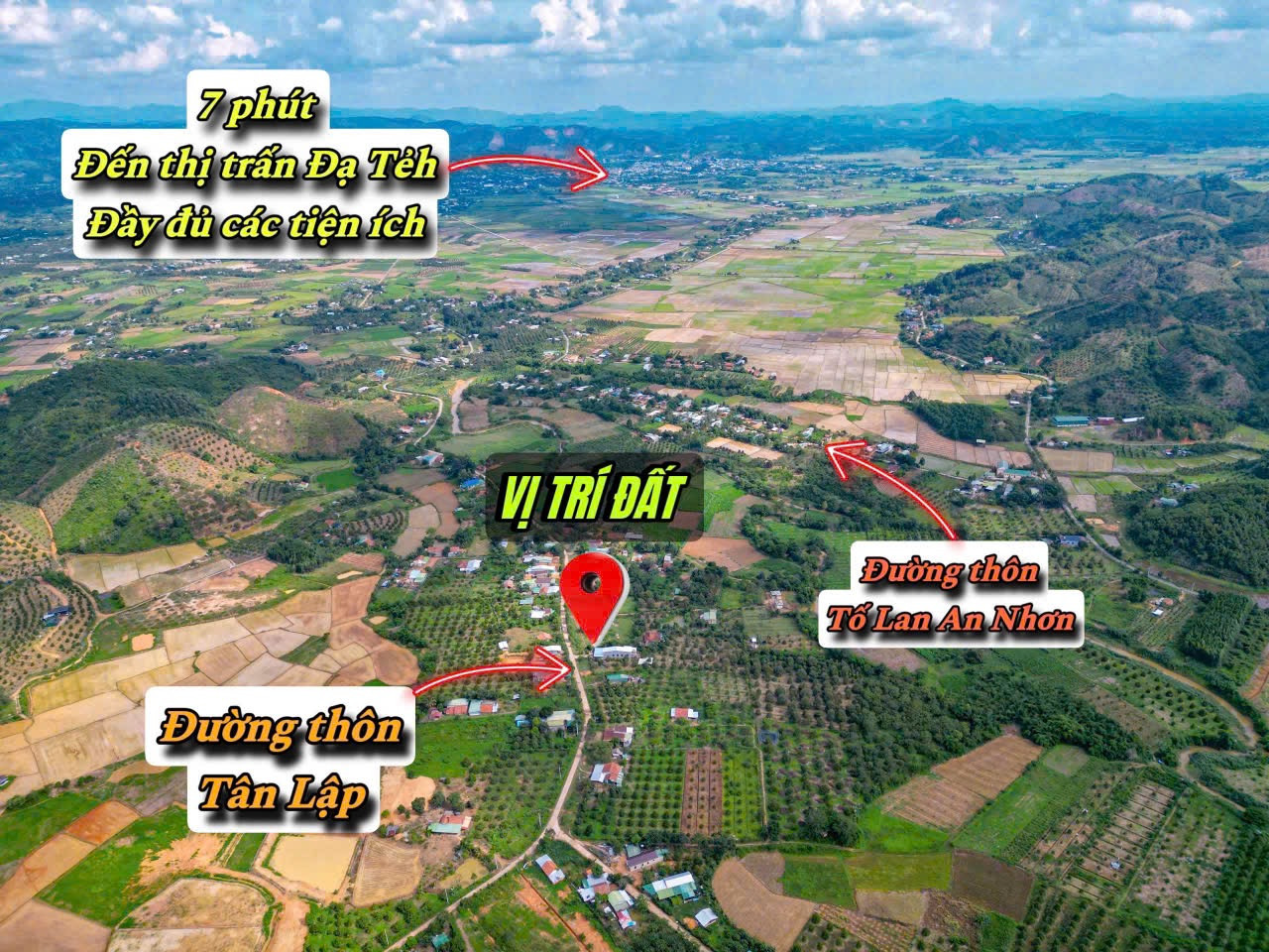 🌿 3 lô đất nhỏ xinh – Thị trấn Đạ Huoai, Lâm Đồng

Khi cao tốc hoàn thành, hành trình về TP.HCM chỉ còn khoảng 2 giờ 

💚 Giá từ 289 triệu

Lô 1: 349tr — 291m² (155m² thổ cư)

Lô 2: 289tr — 166m² (121m² thổ cư)

Lô 3: 299tr — 189m² (114m² thổ cư)