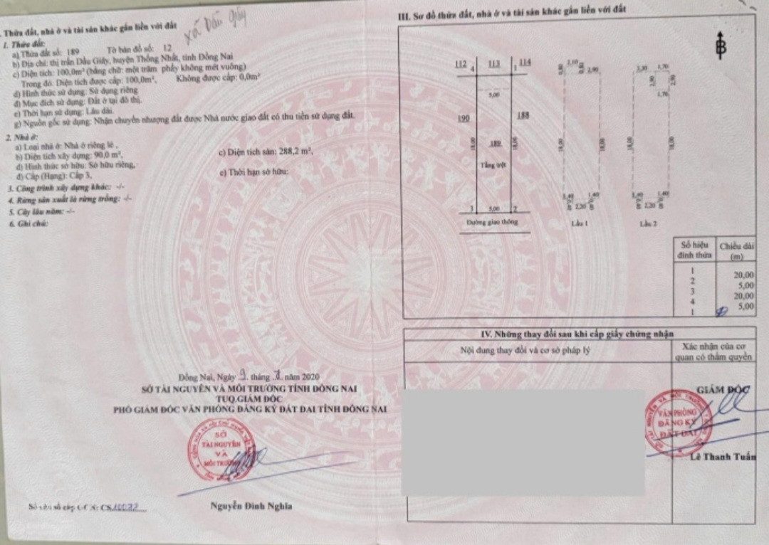 Nhà Đất TT dầu giây Thống Nhất Đồng Nai