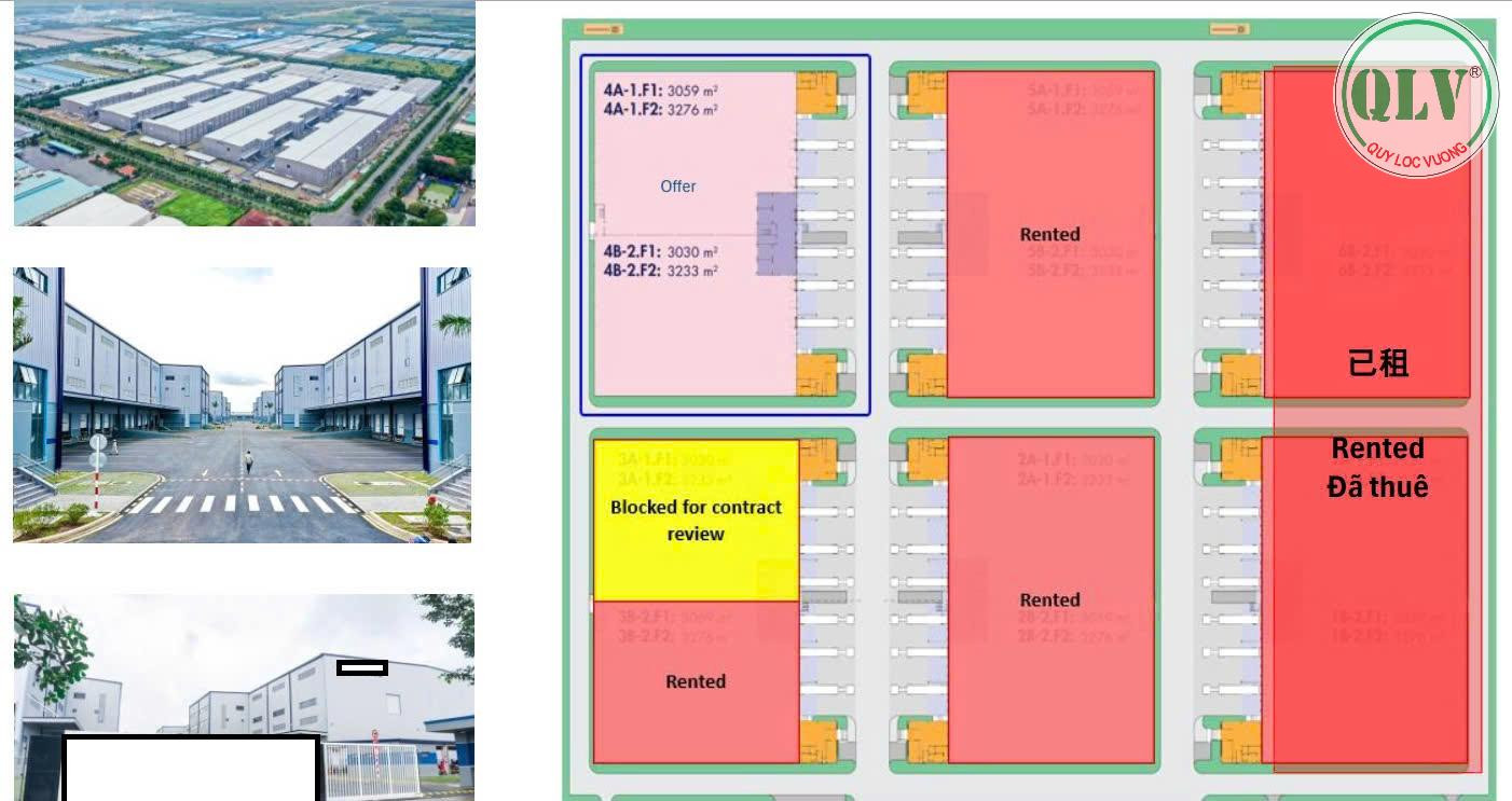 Cho thuê nhà xưởng 74.000 m2 kcn Dầu Giây, Thống Nhất, Đồng Nai