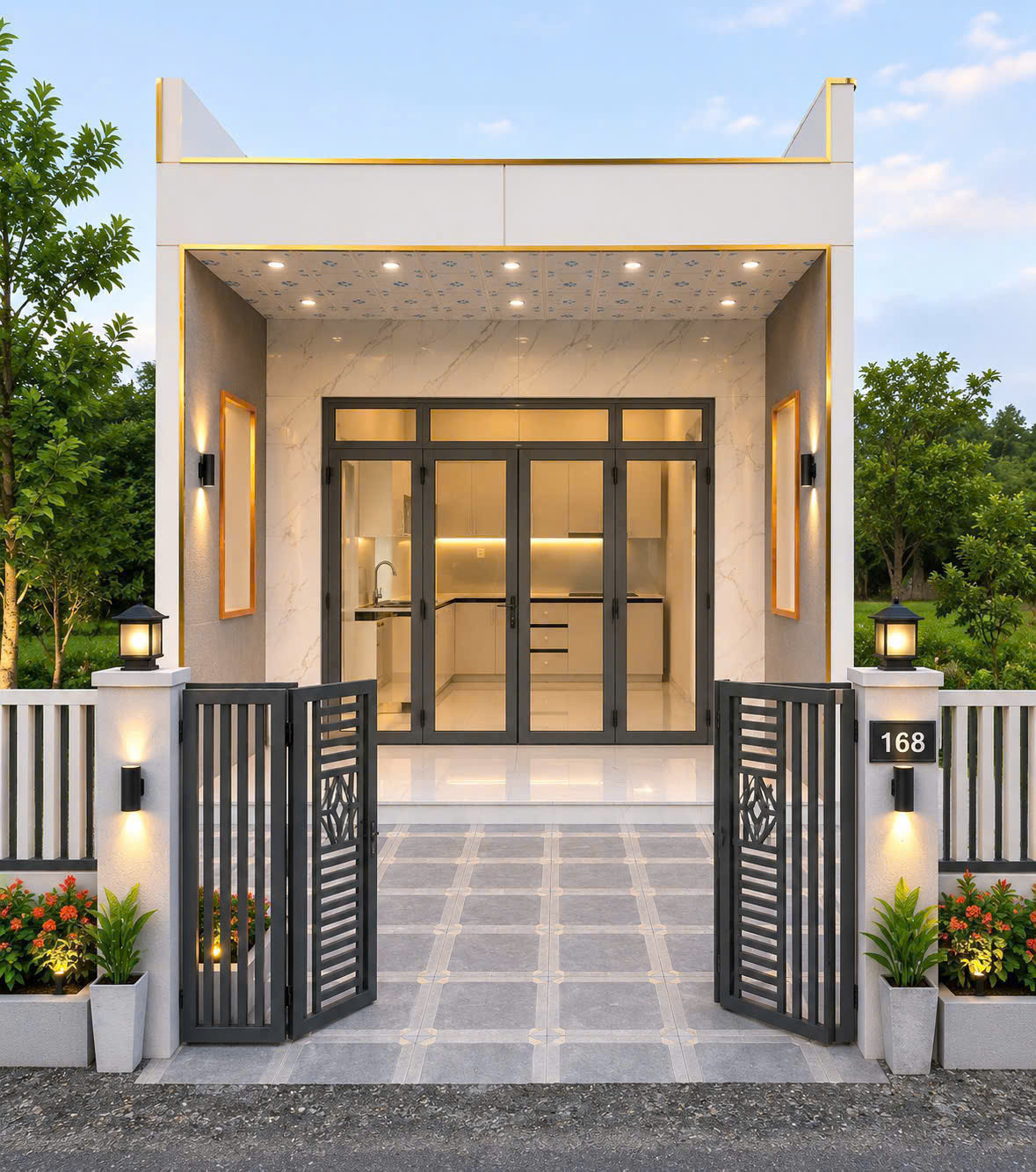 TÔI CẦN BÁN NHÀ MỚI XÂY 220M2 , MT NHỰA NGAY KCN CHỢ DÂN ĐÔNG GIÁ 795TR