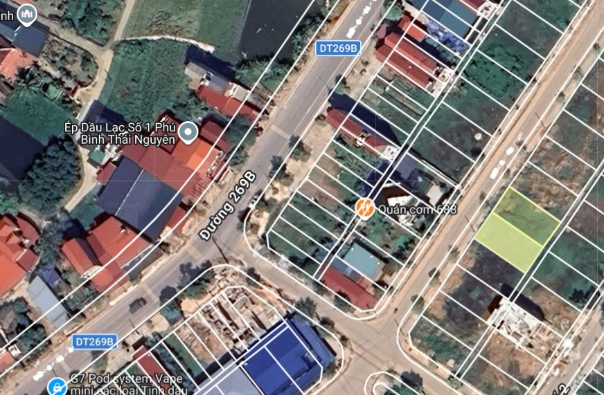 Lô biệt thự KDC02 , 10X20m tại khu đô thị vip tại phú bình
