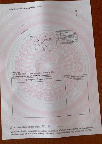 Bán đất 6x40m có 100m thổ cư: giá 800 triệu tại khối 8 Thị trấn Kiến Đức Huyện Đắk R'Lấp