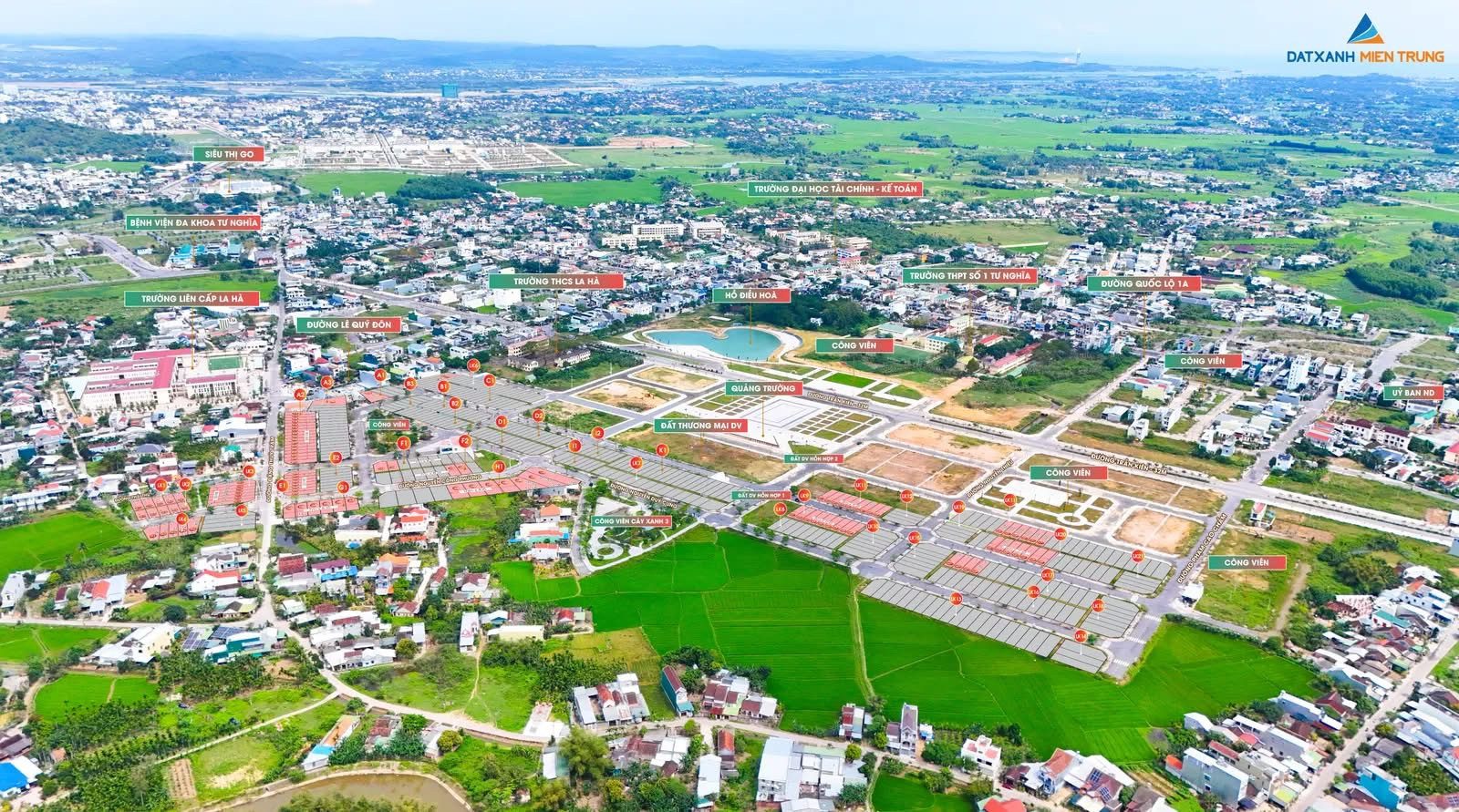 CHÍNH CHỦ BÁN ĐẤT LIỀN KỂ - ĐỐI DIỆN CÔNG VIÊN, QUẢNG TRƯỜNG TRUNG TÂM TƯ NGHĨA