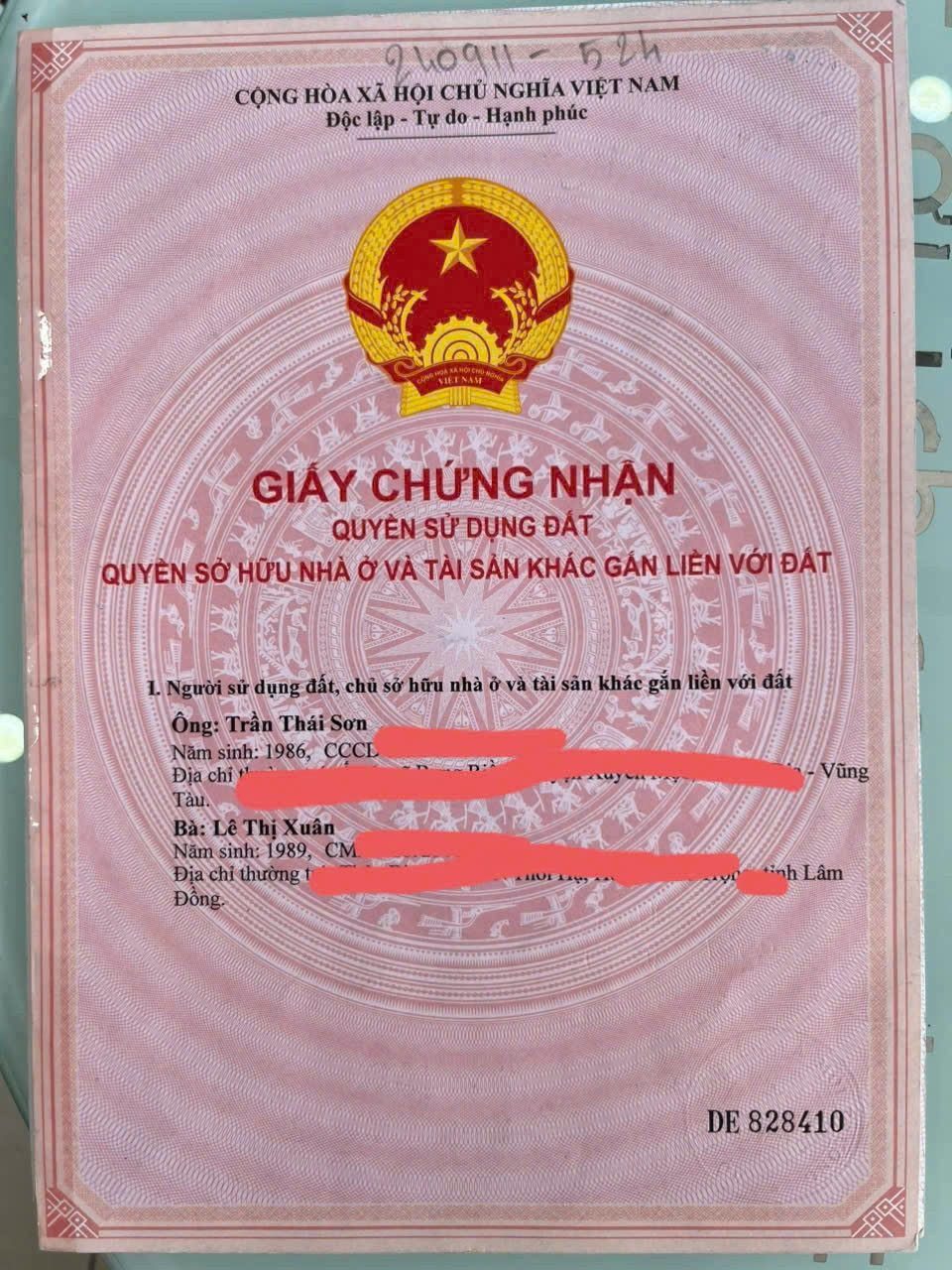 Chính chủ Bán gấp nhà 1 tỷ 5 thuộc ấp Phước Bình , TT Long Hải , Huyện Long Đất