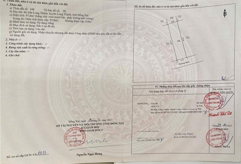 Nhà Trung Tâm Thị Trấn Long Thành Sẵn Hợp Đồng Thuê nhà 97m2