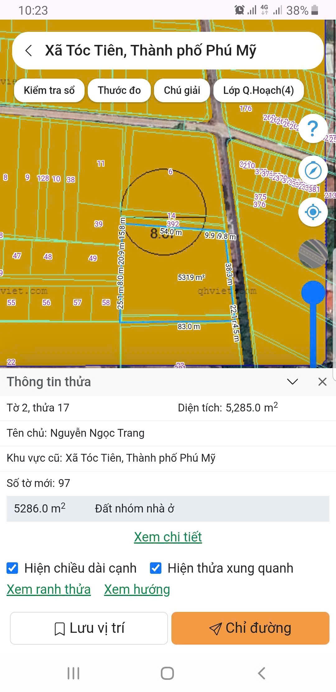 Bán Đất 5000m² thổ cư 1000m² giá 45 tỷ tại Thị trấn Phú Mỹ Thành phố Phú Mỹ Bà Rịa - Vũng Tàu
