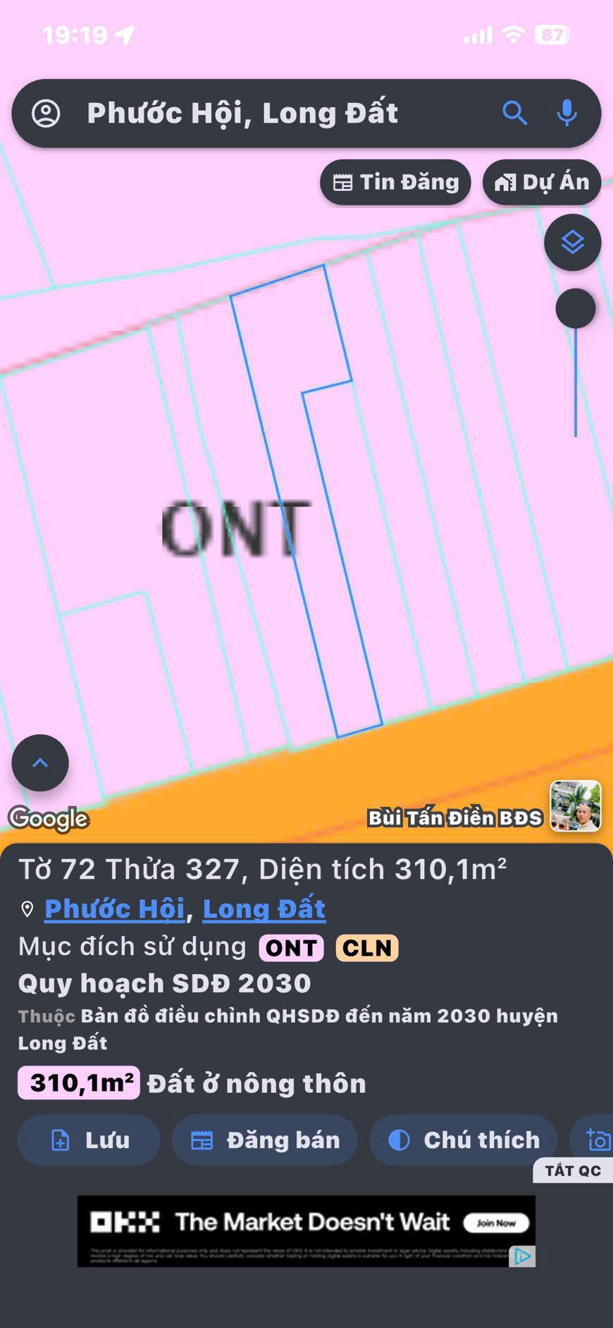 🔥 CHỦ NGỘP BÁN GẤP 3TY5 LÔ ĐẤT MẶT TIỀN Võ Văn Kiệt – GIÁ CỰC TỐT 🔥