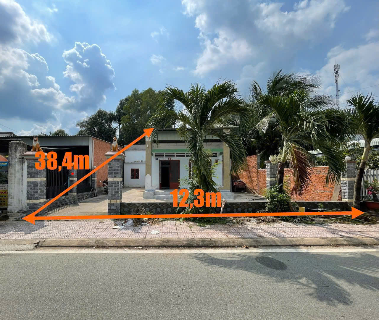 MẶT TIỀN 12M ĐƯỜNG PHAN BỘI CHÂU, PHƯỚC VĨNH, PHÚ GIÁO, BÌNH DƯƠNG