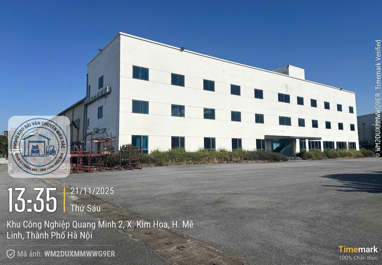 Nhà xưởng mới xây góc đường đôi KCN Quang Minh