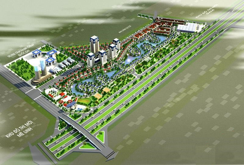 360m²  - Khu đô thị Ngôi Nhà Mới - Quốc Oai - Hà Nội - Sổ đỏ lâu dài