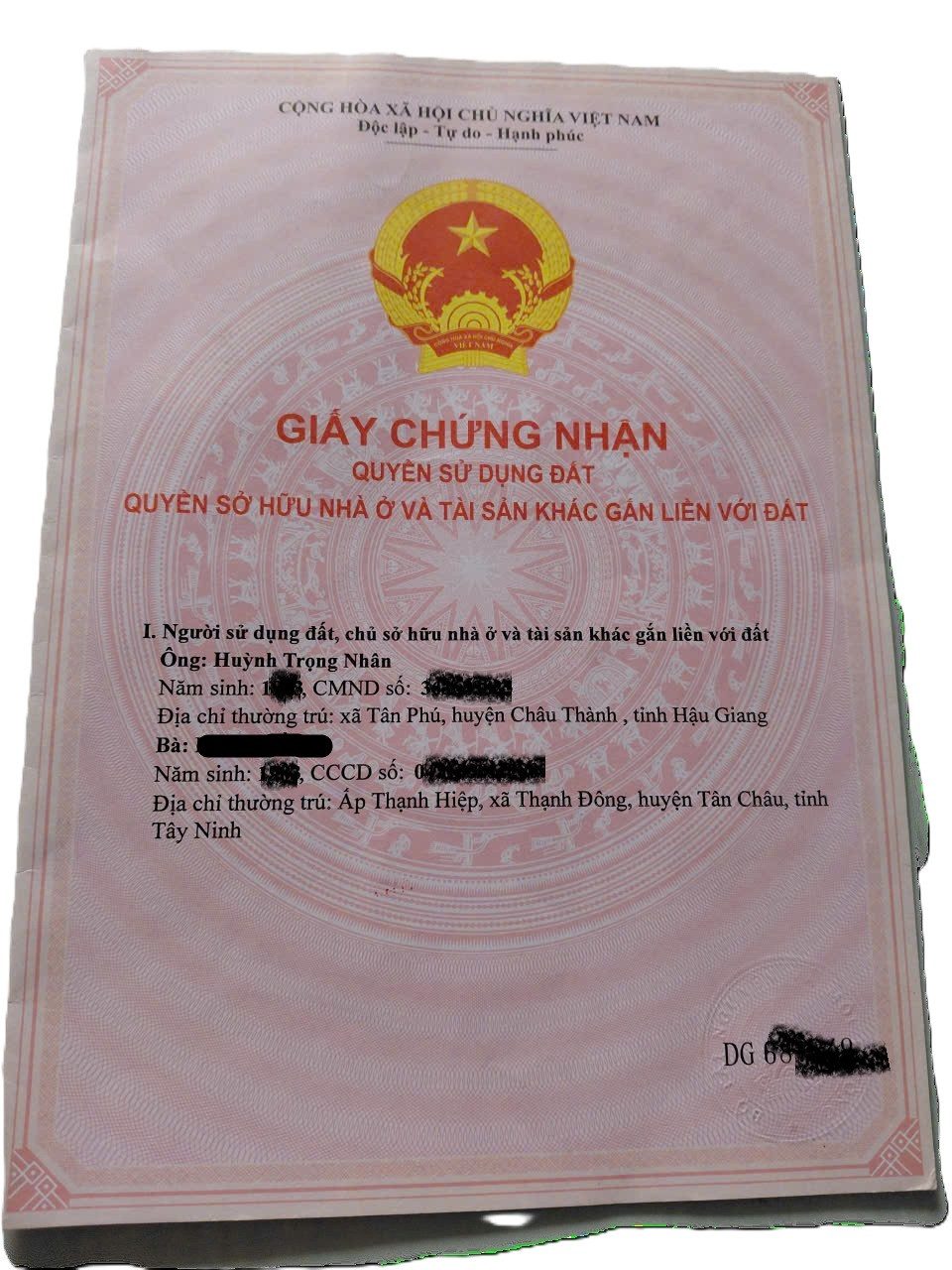 Bán đất siêu hot Khu biệt thự cán bộ xã, gần chợ Tân Châu, Tây Ninh (10mx65m, sổ hồng, thổ cư đầy đủ, chính chủ), Điện thoại/ Zalo: 0386117687