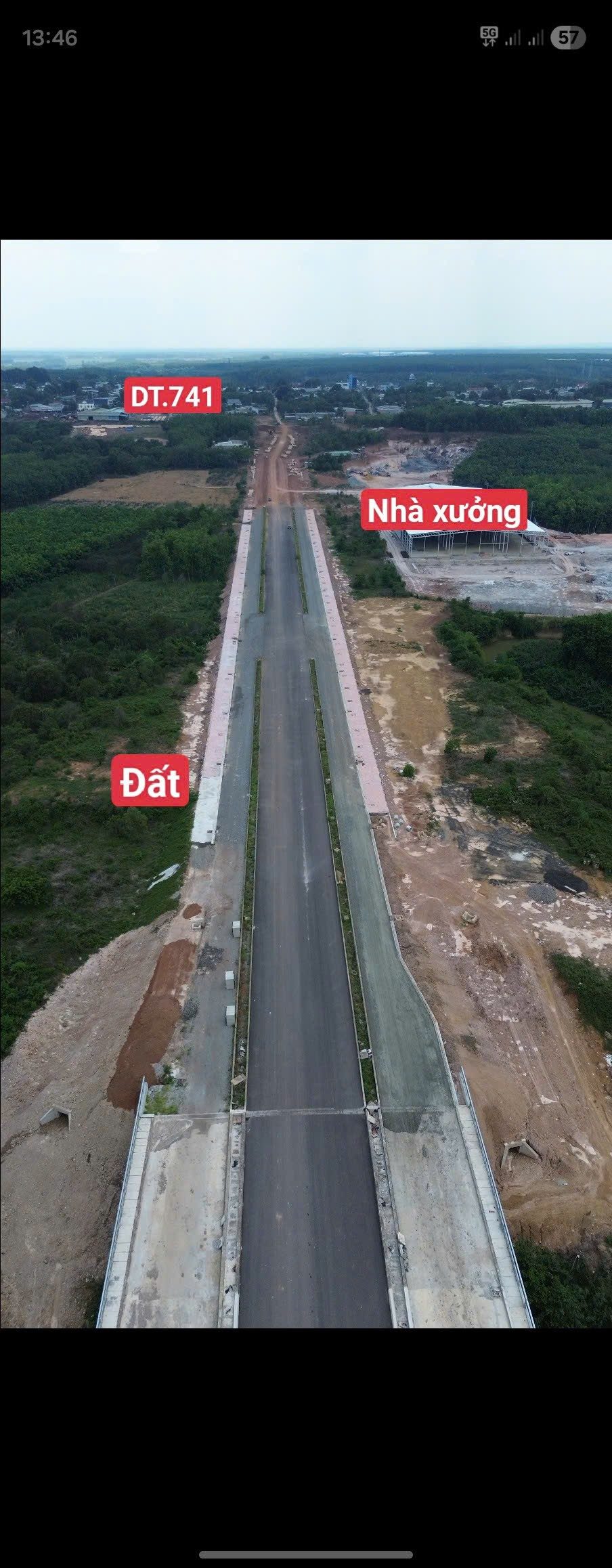 Mặt tiền tuyến số 4 đồng phú 5x50m đầu tuyến
