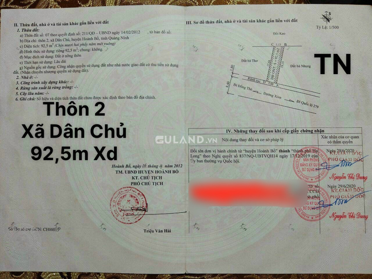 Đất Giá Rẻ Xã Dân Chủ