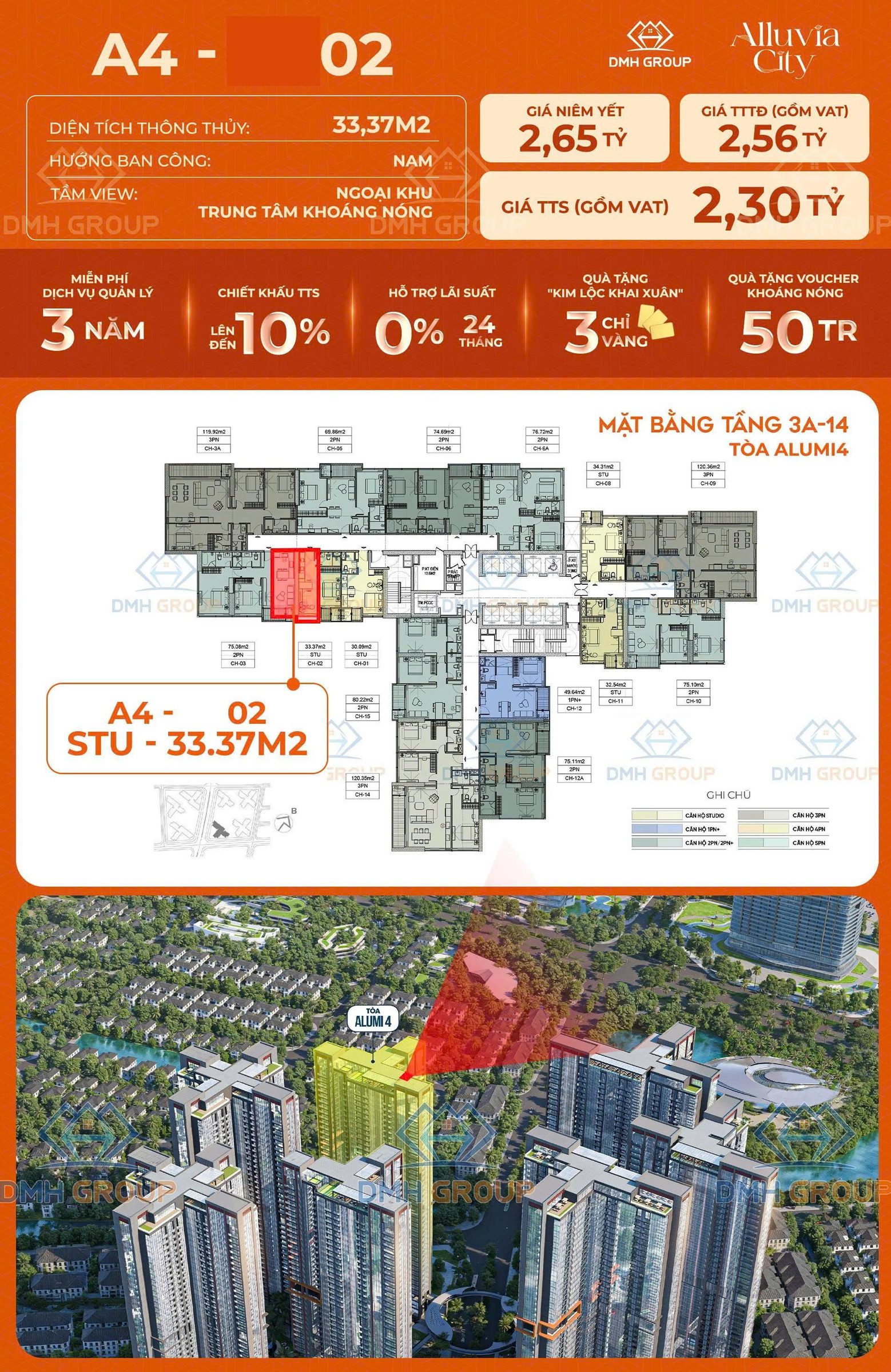 Căn Studio duy nhất trên thị trường, bàn giao cao cấp chỉ 67 triệu/m2, cách thủ đô 15 phút lái xe!