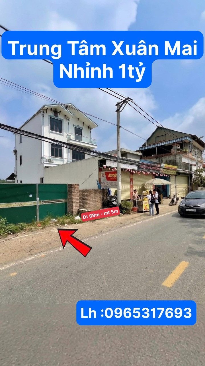 Bán Đất 89m² thổ cư 89m² giá 1 tỷ tại Thị trấn Xuân Mai Huyện Chương Mỹ Hà Nội