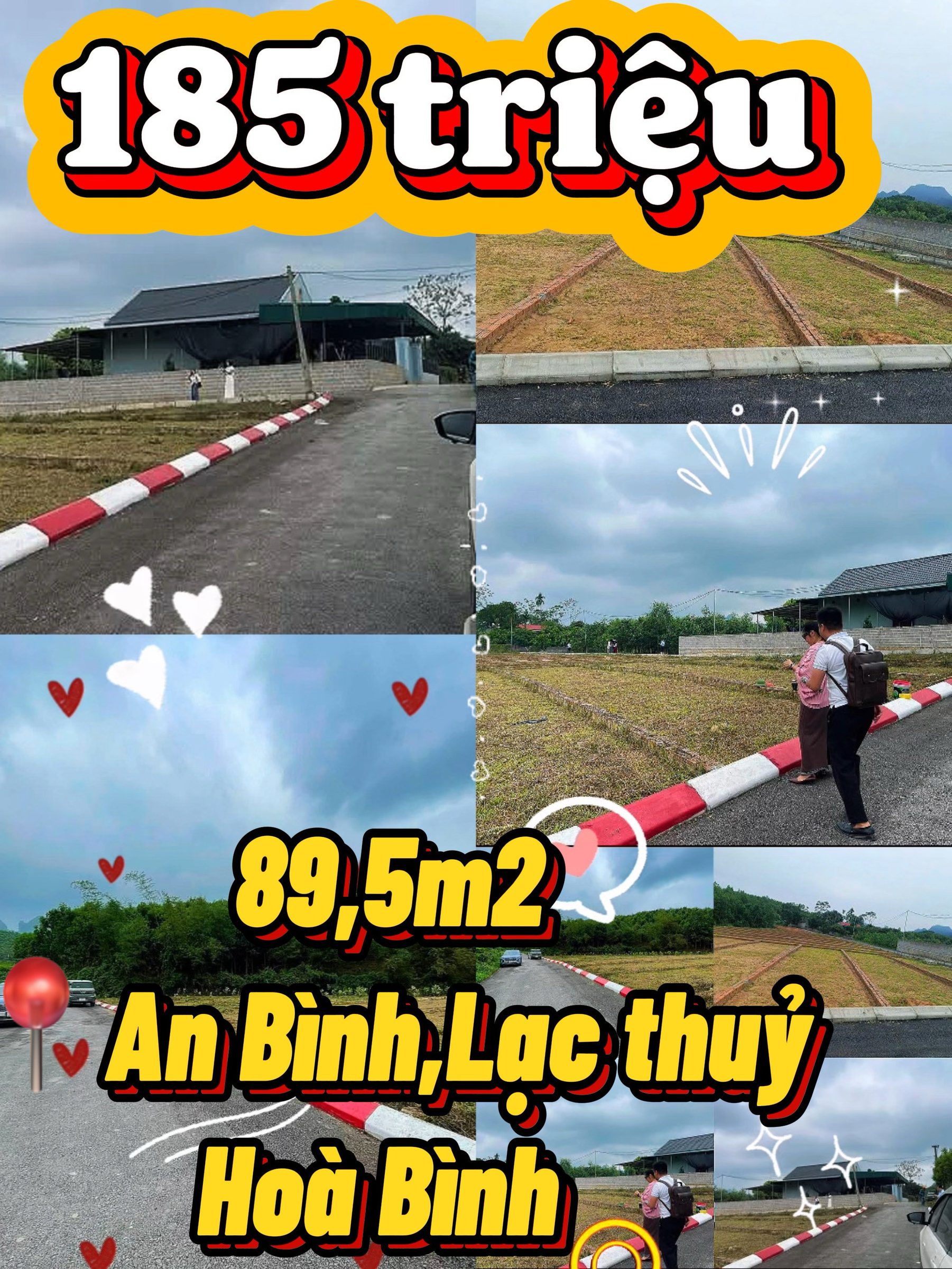 Bán Đất 102m² thổ cư 70m² giá 199 triệu tại Xã An Bình Huyện Lạc Thủy Hòa Bình