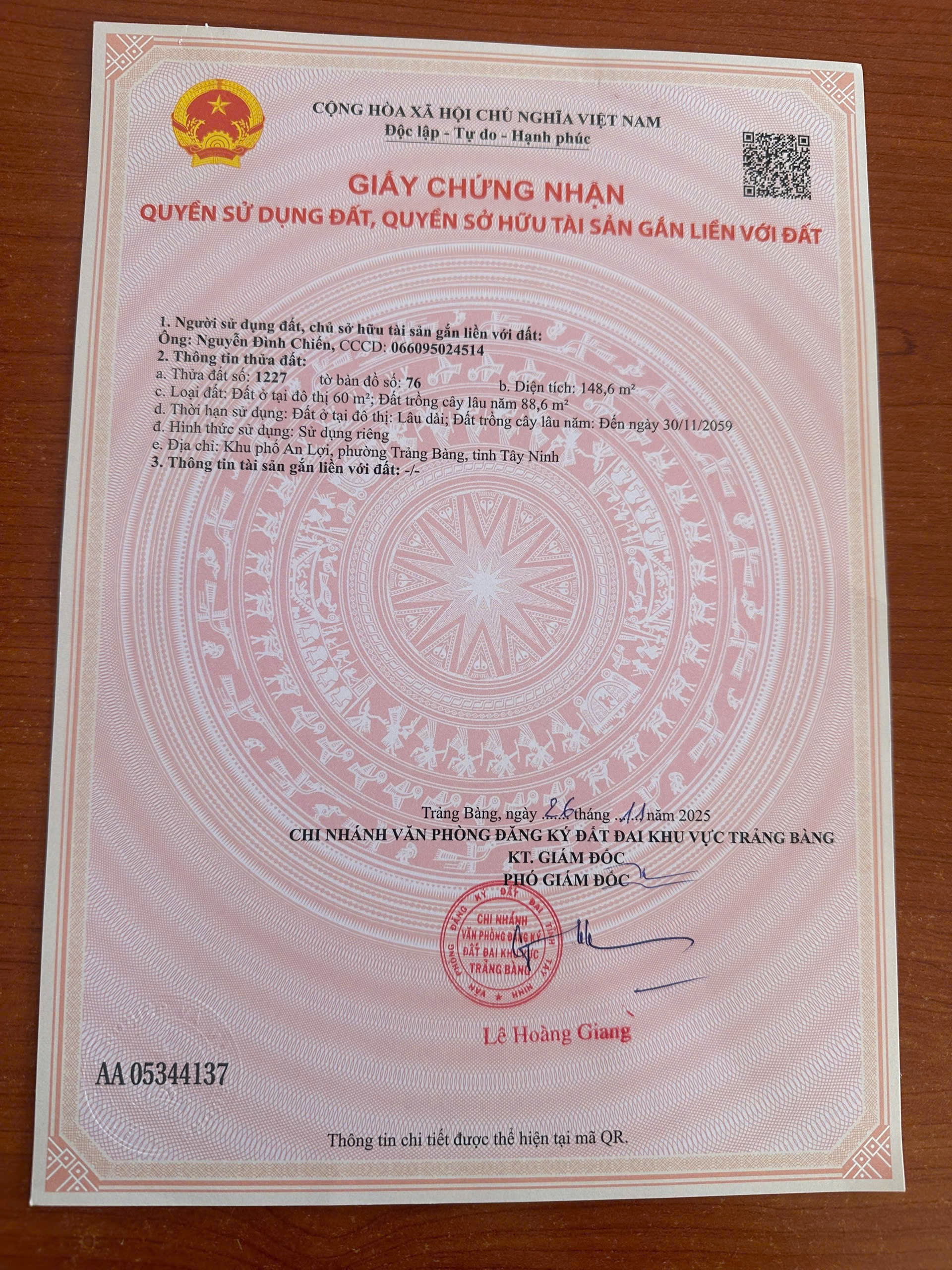 Đất xây trọ gần khu công nghiệp TTC giá chỉ 725tr. Bớt lộc