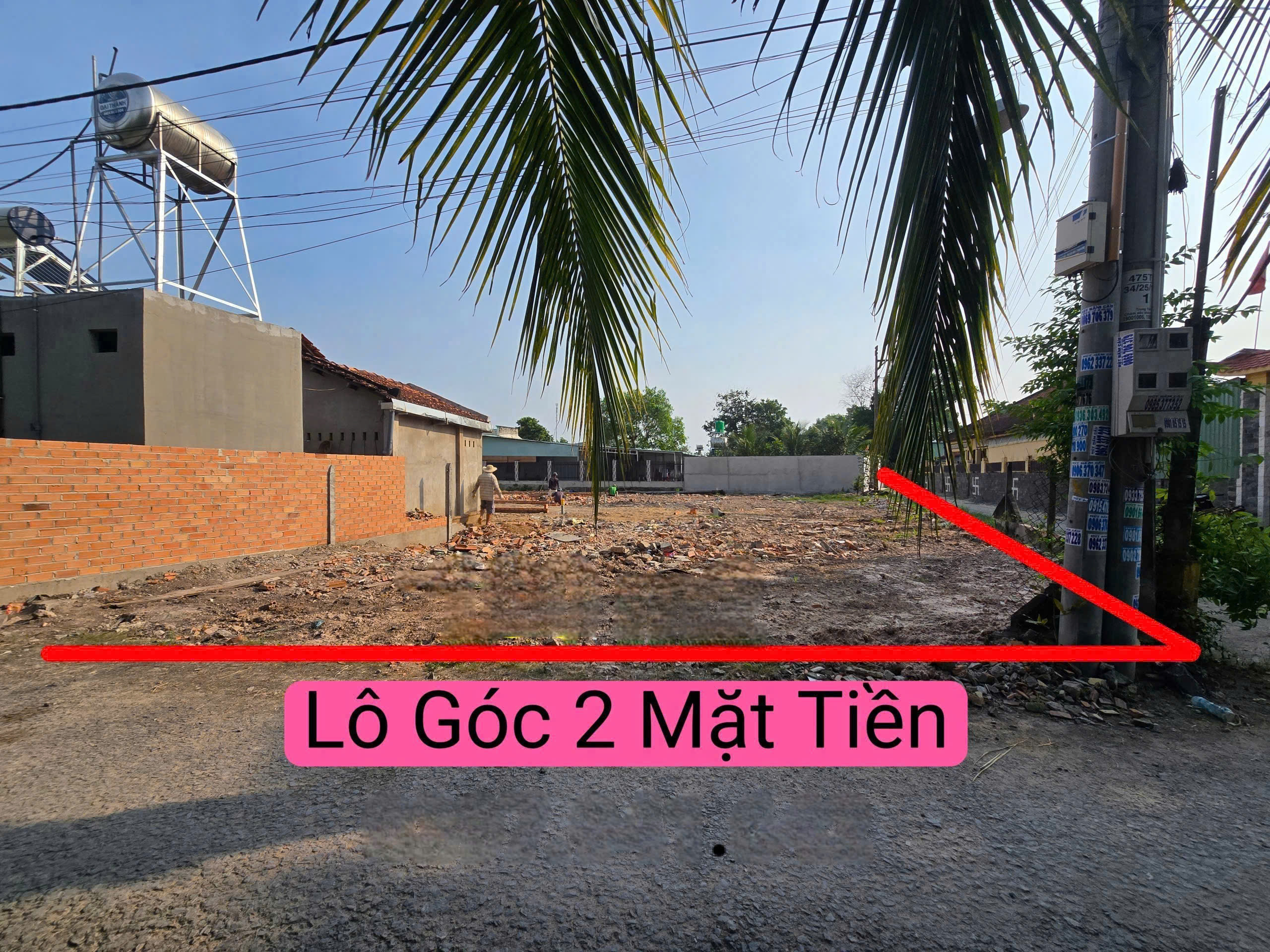 Lô góc 2 mặt tiền kinh doanh (Giá 890 Triệu) ngay trung tâm Trảng Bàng-Gọi: 0397 941 642