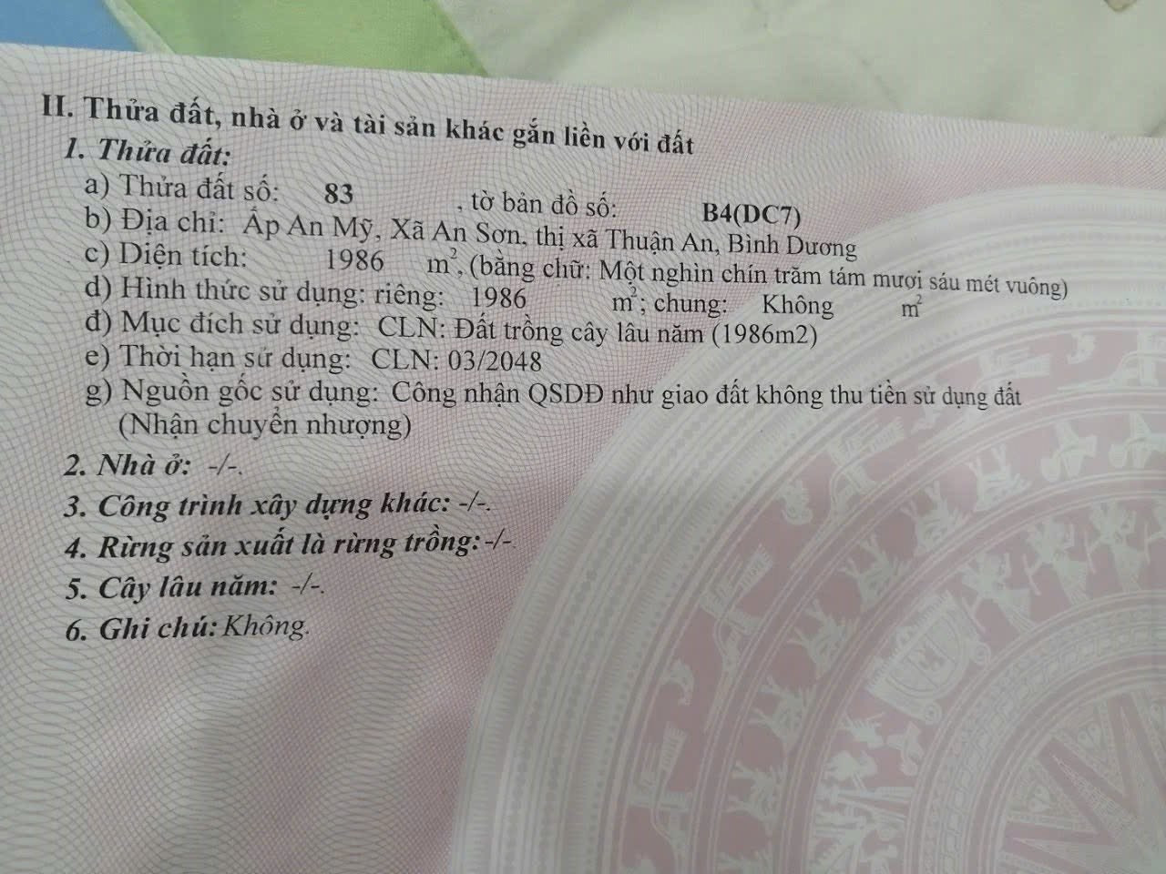 Bán đất  MT wiew kênh đường AS-03 diện tích 1986m2 giá chỉ 8.5 triệu/m2