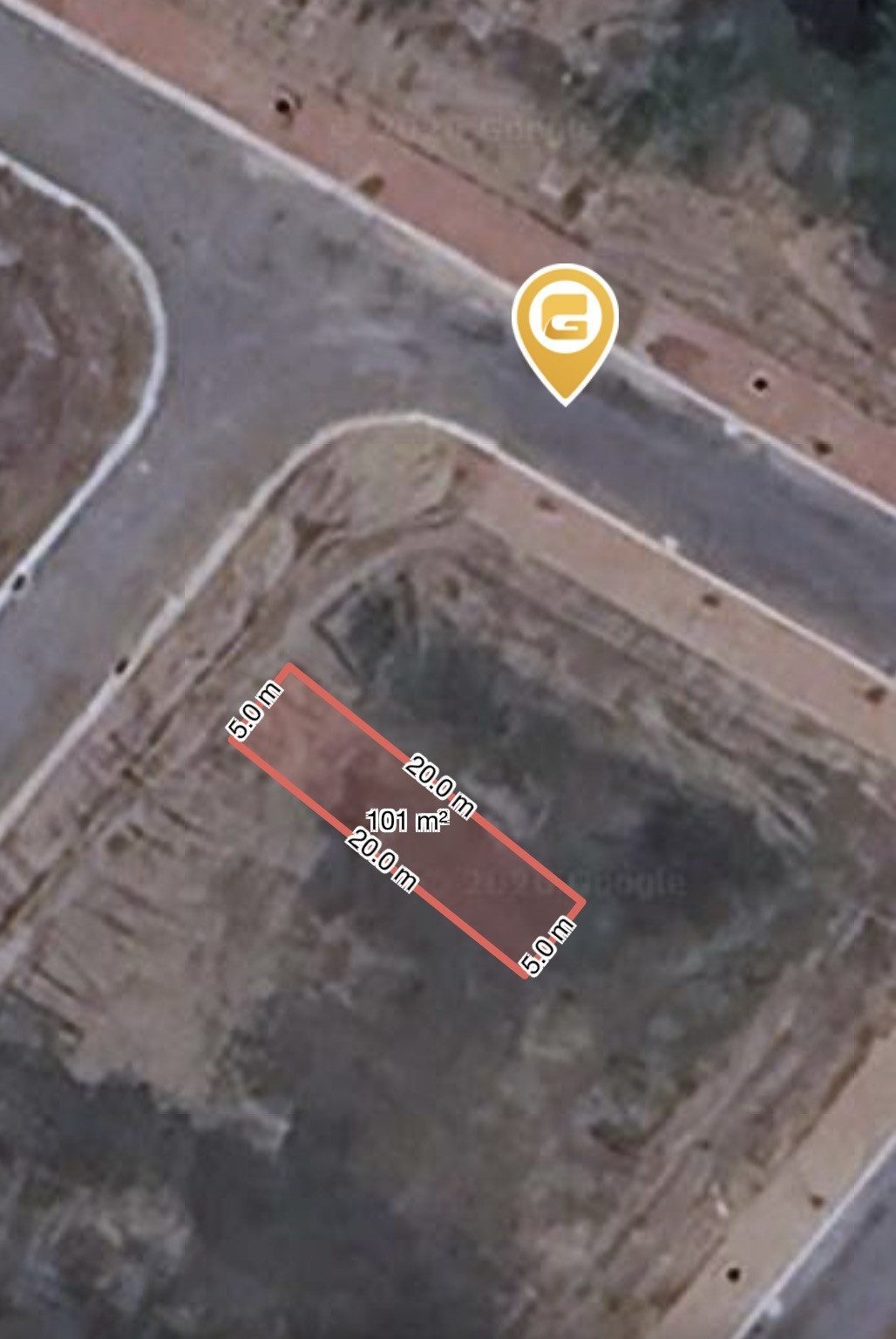 Bán đất 100m² full thổ cư ngang 5m giá 5.1 tỷ tại Xã Ân Thi