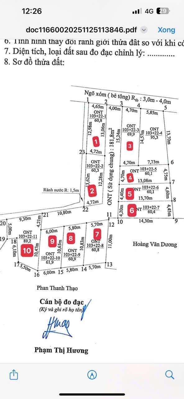 14/12/2025.Bán đất 60m² ngang 4m giá 680 triệu Bát Trang. liên hệ 0362558882