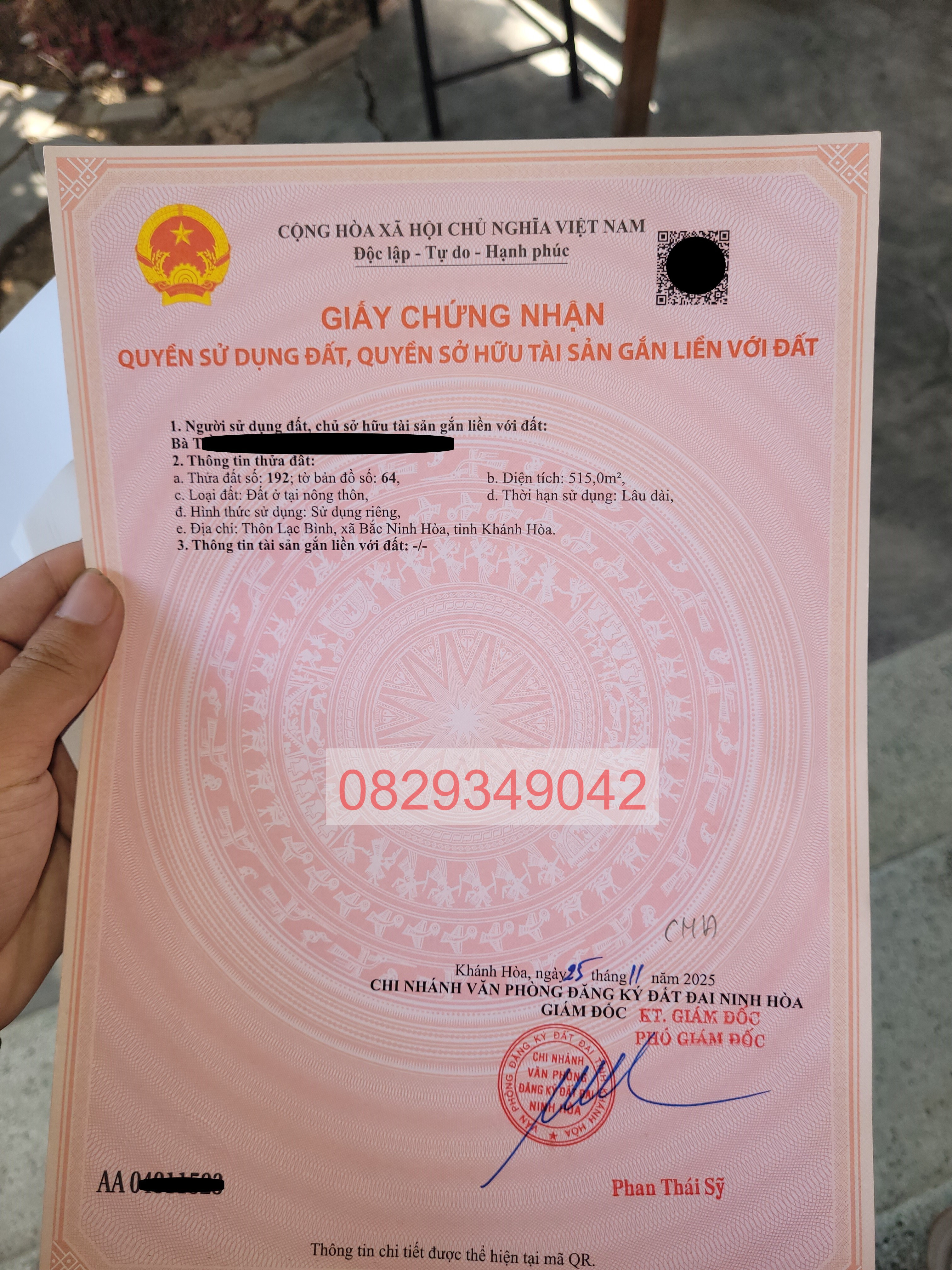 BÁN NHANH 515M² THỔ CƯ - NGANG 27M - TRUNG TÂM BẮC NINH HÒA!