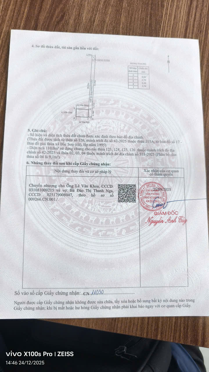 💥💥💥Chào bán lô F0 thôn 4 Bắc Sơn, An Dương, 50m giá 1,3 tỷ