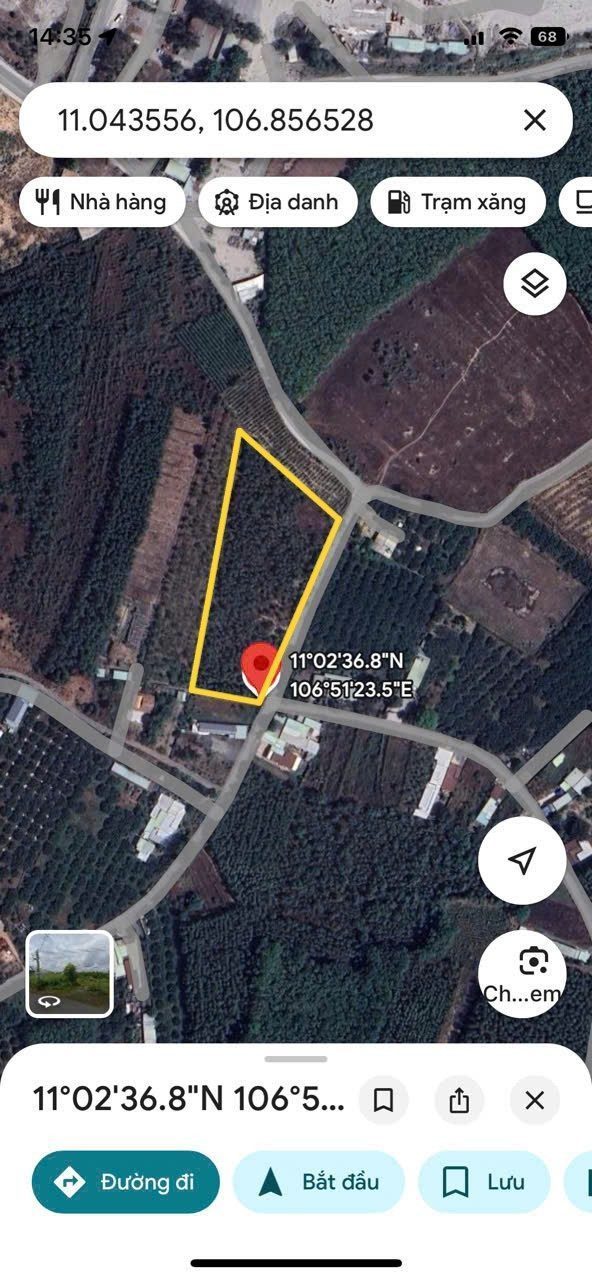 Bán đất 8025m² 40 tỷ tại Xã Thường Tân Huyện Bắc Tân Uyên (TPHCM mới)