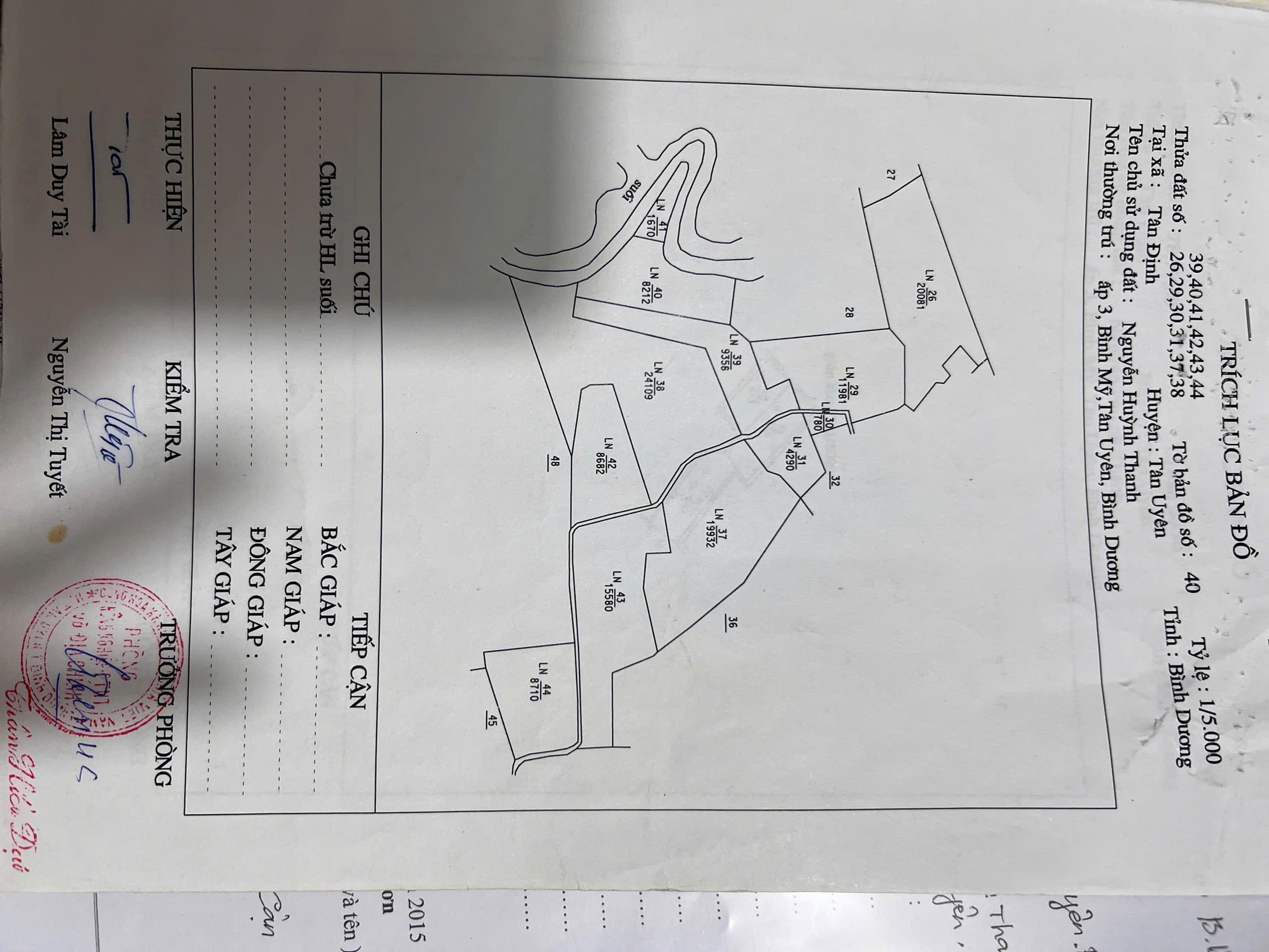 Bán đất 135000m² giá 140 tỷ Xã Bắc Tân Uyên