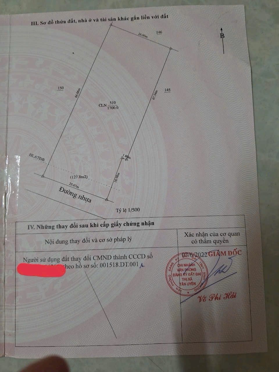 Đất vườn trồng cây ăn trái, có sẵn thổ cư vị trí đẹp mát mẻ