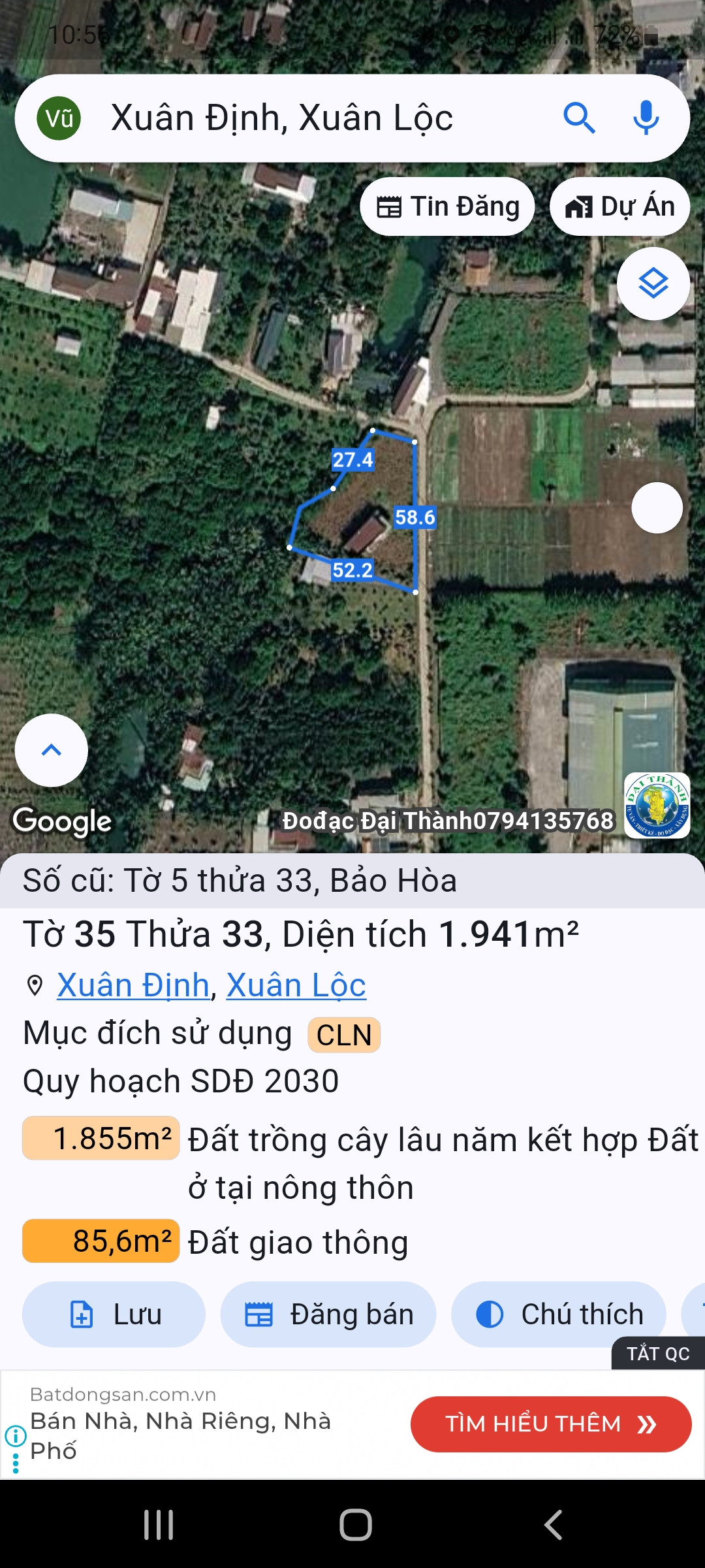 Nhà Đất Bảo Hòa Xuân Lộc Đồng Nai