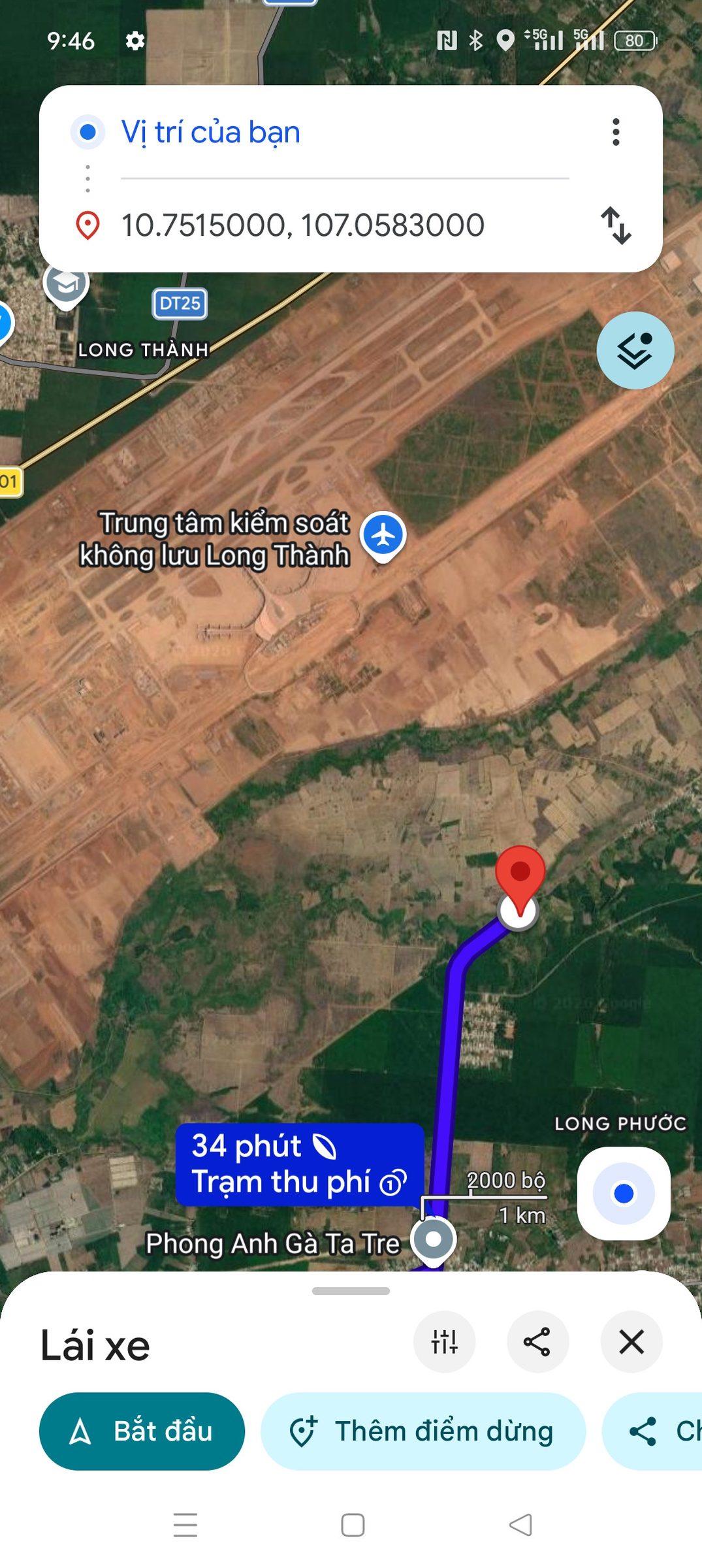1 ha ngay bên hong sân bay long thành đường nhựa lớn bàu cạn. Cần bán