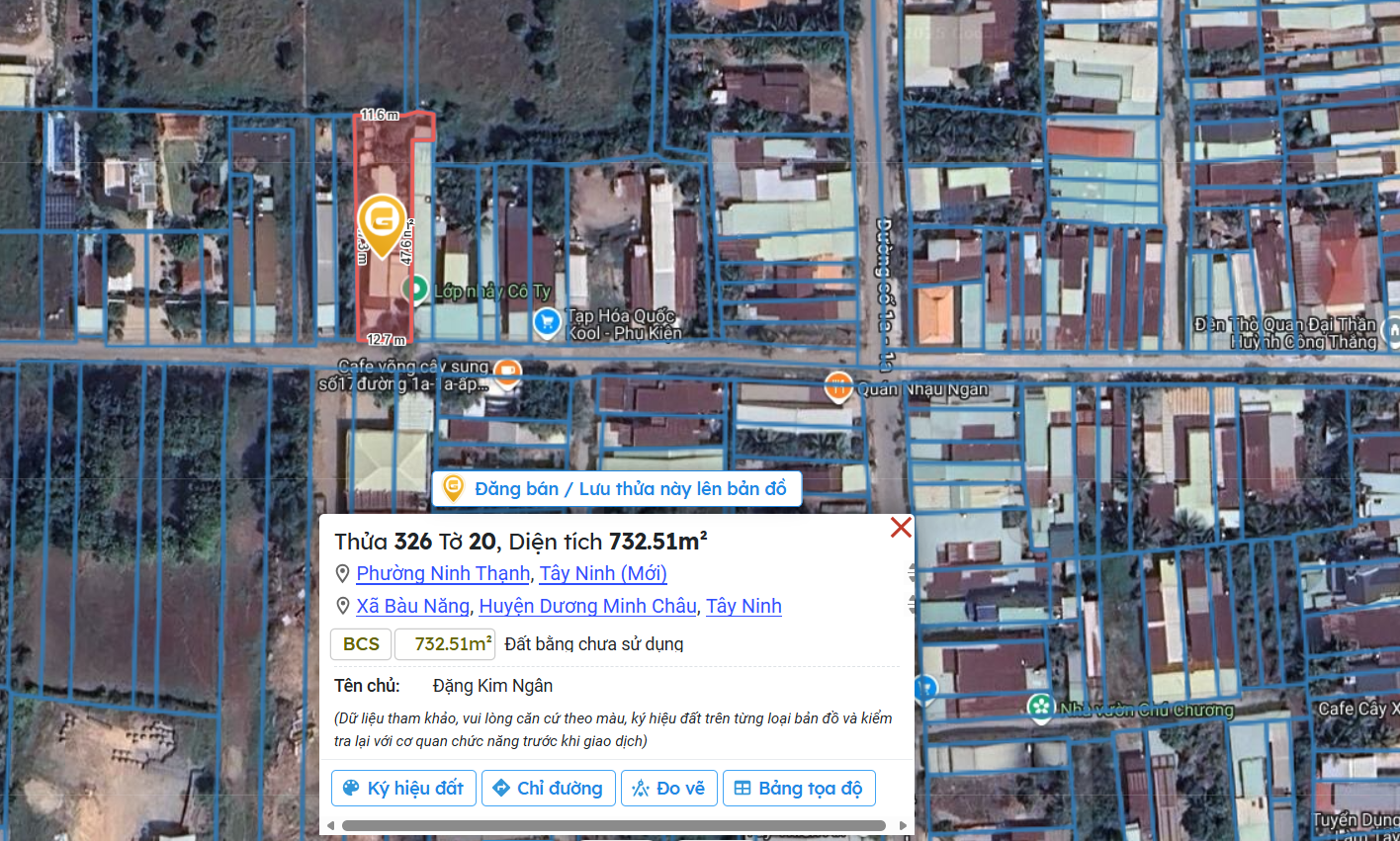 Bán loại bất động sản khác tại Xã Bàu Năng, 3,5 tỷ, 721 m2, view đẹp