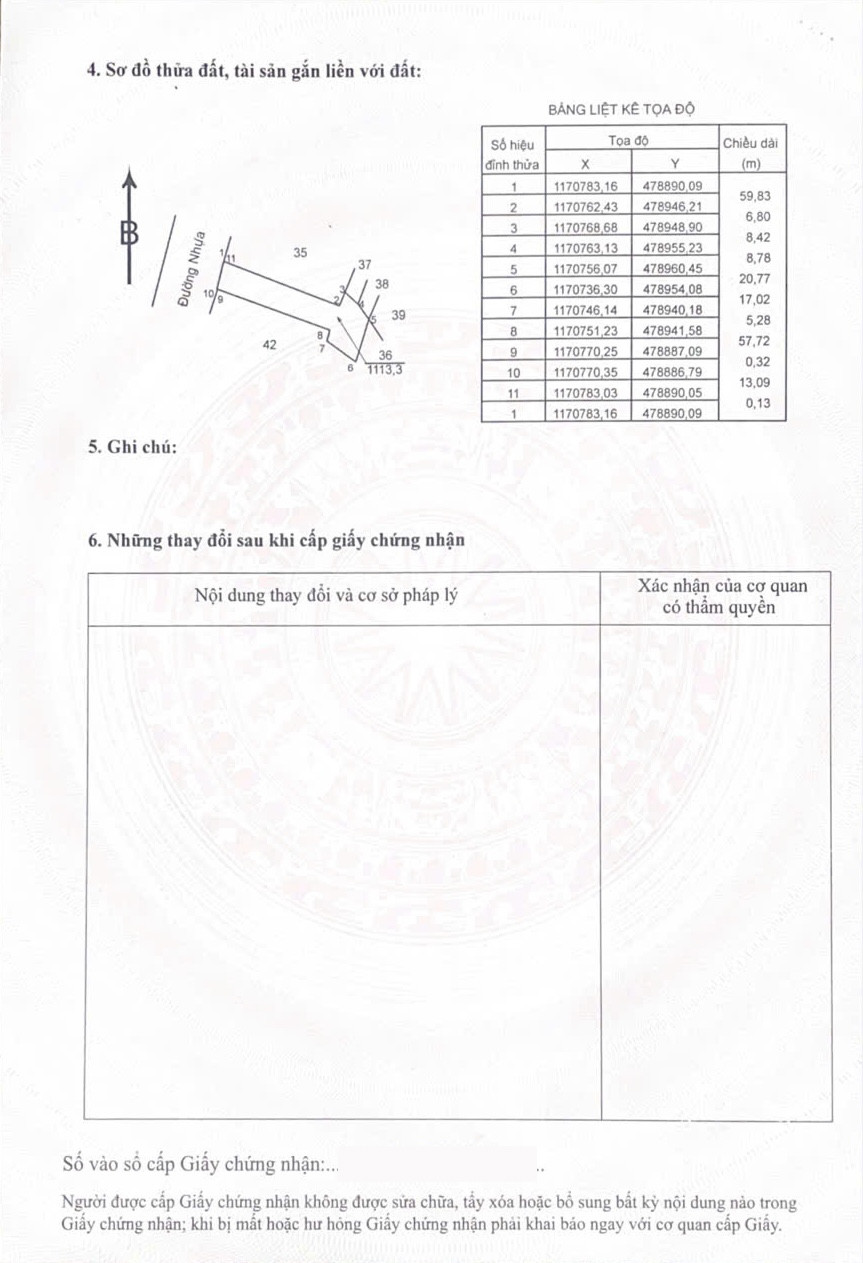 Bán đất 1113.3m² mặt tiền đường suối khoáng nóng, có sẵn 80m² thổ cư ngang 13,54m - giá thương lượng tại Xã Bình Châu