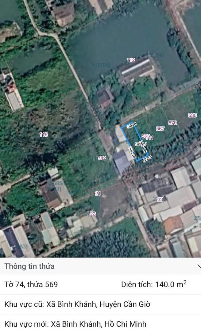 🔥bán đất thổ cư 7x20m full thổ cư