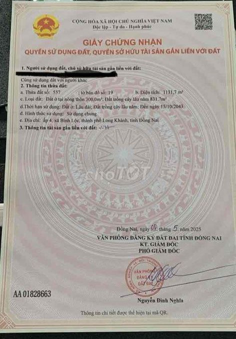 Nhà Đất Bình Lộc Long Khánh Đồng Nai