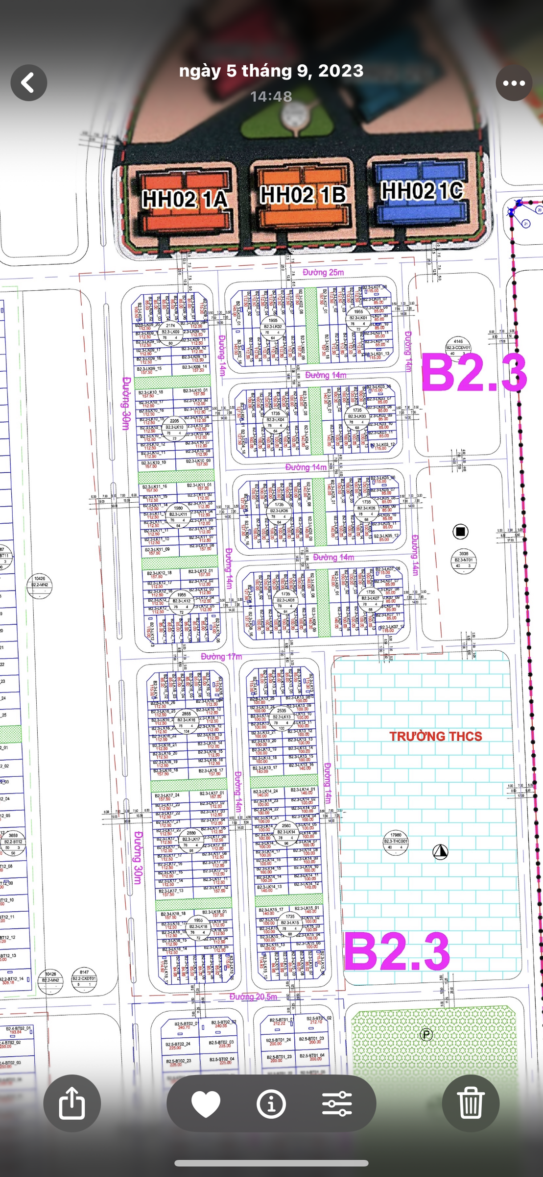 Bán đất 100m² ngang 5m giá 12 tỷ Xã Bình Minh