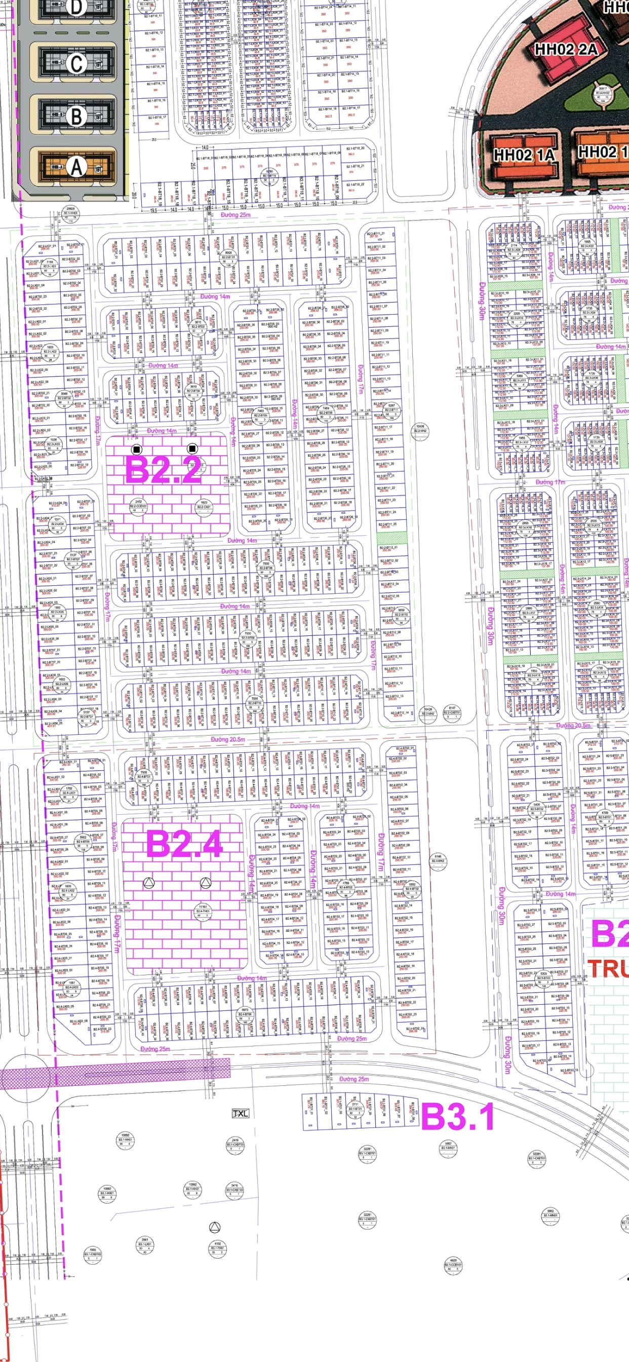 Bán đất 250mm² giá 30 tỷ. đất dự án thanh hà cienco5