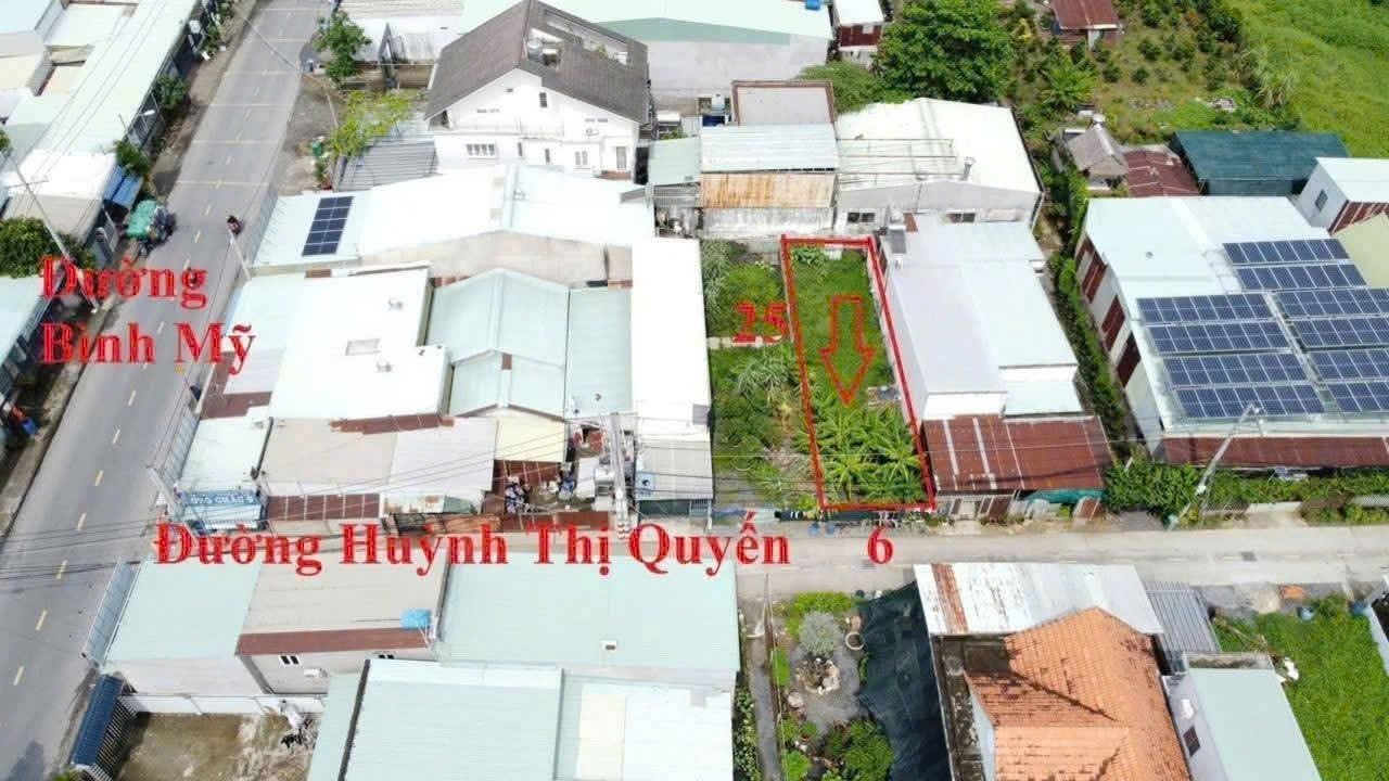 Bán đất mặt tiền Huỳnh Thị Quyến, Bình Mỹ 149m² - Giá giảm sâu còn 3,1 tỷ - Kinh doanh cực tốt.